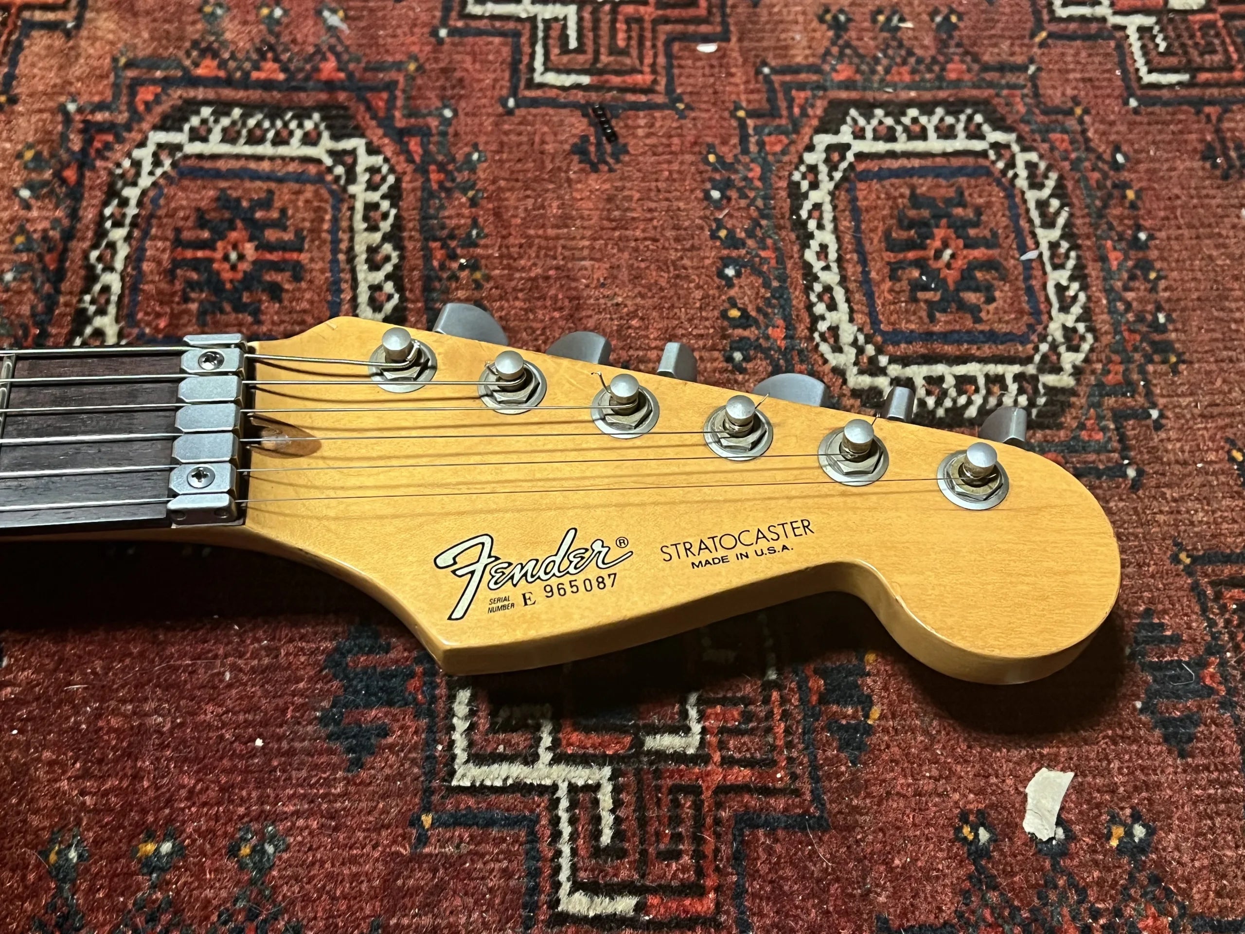 SOLD - 1990 Fender Strat Plus Relic Brown Sunburst