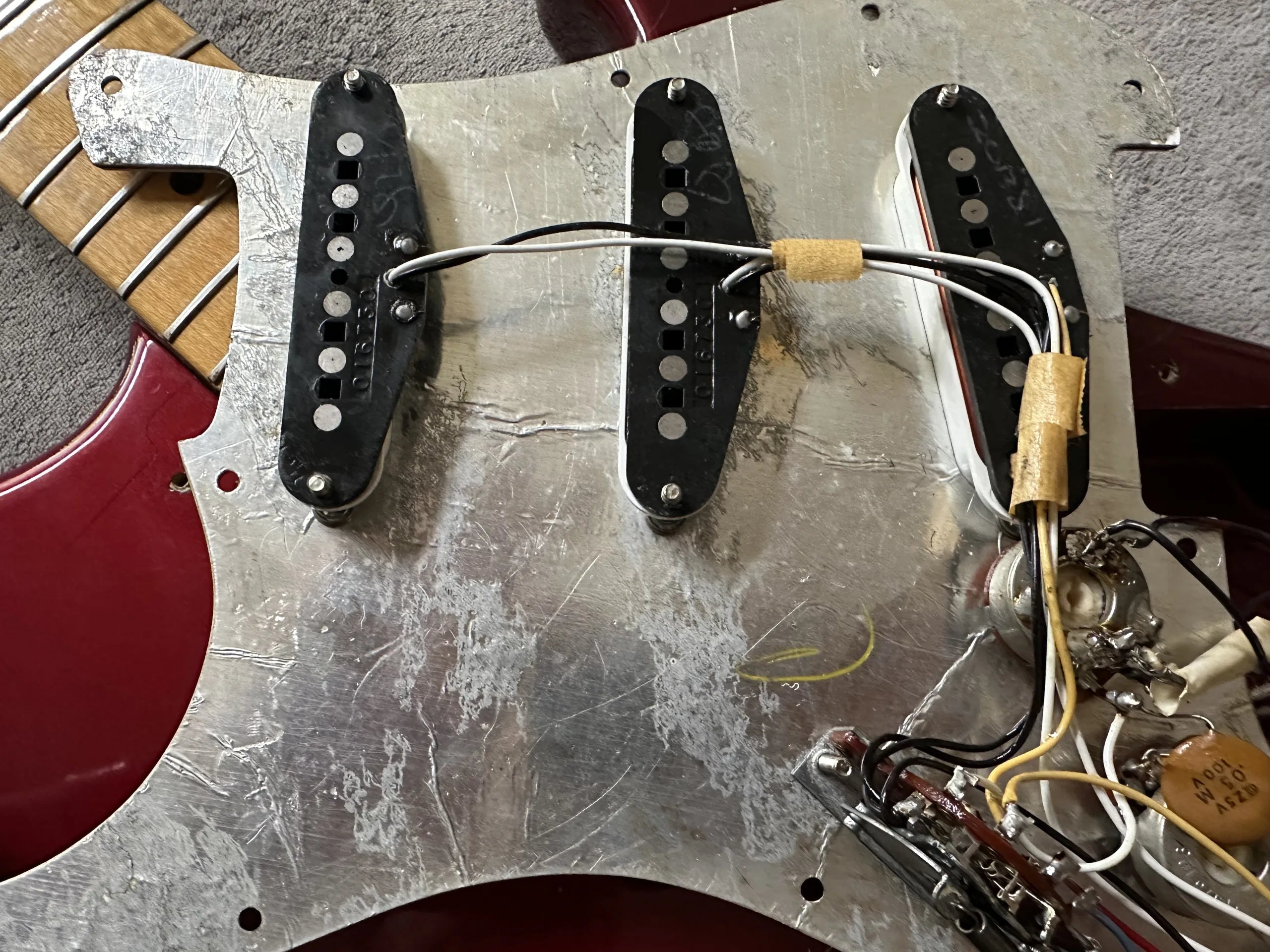 SOLD - 1981 Fender The Strat Candy Apple Red