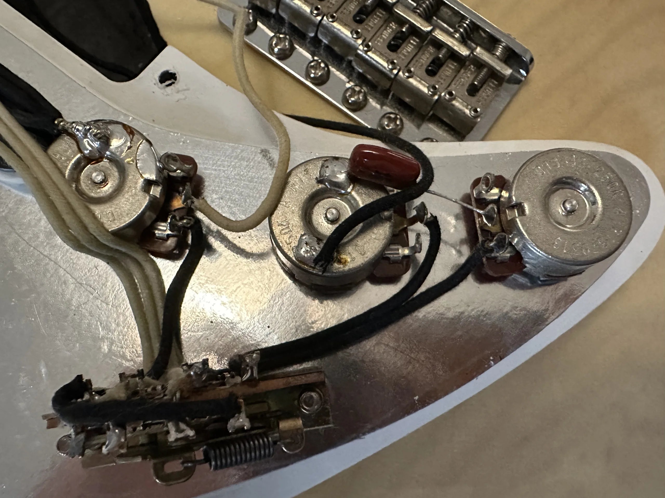 SOLD - 1993 Fender Custom Shop '54 NOS Stratocaster (John Page era) White Blonde