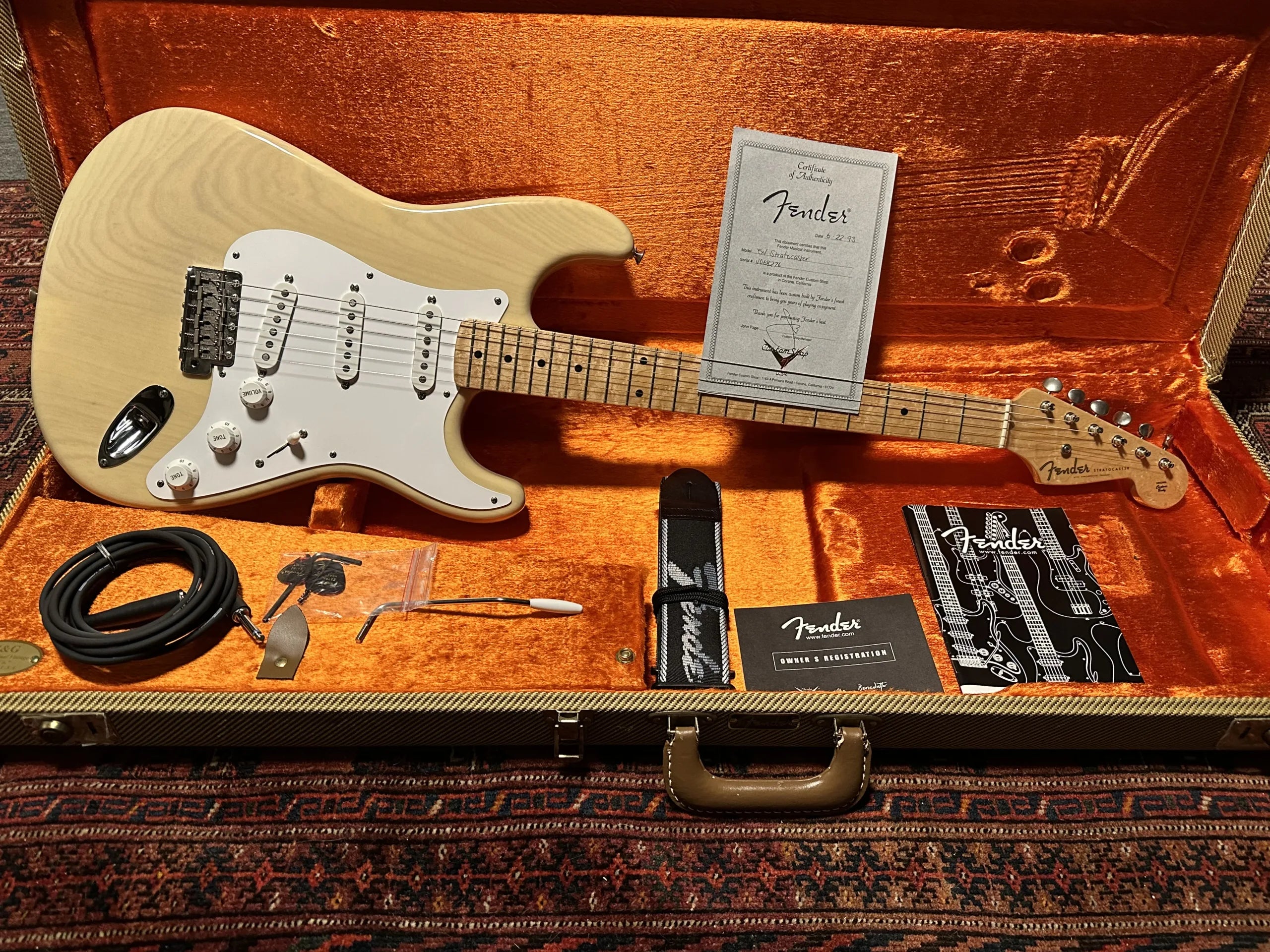 ギター 1993 fender Stratocaster custom shop SOLD - 1993 Fender Custom Shop '54 NOS Stratocaster (John