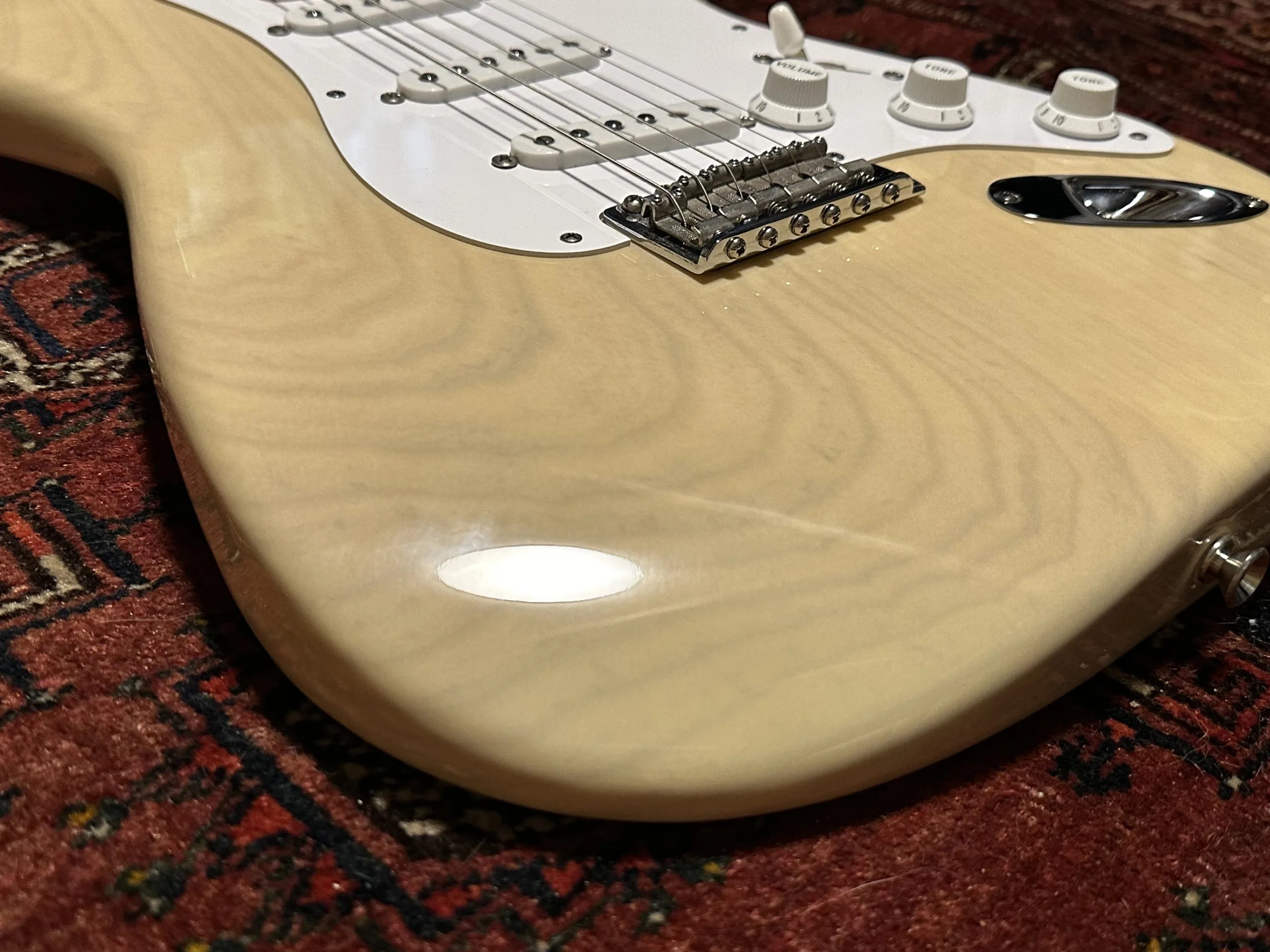 SOLD - 1993 Fender Custom Shop '54 NOS Stratocaster (John Page era) White Blonde