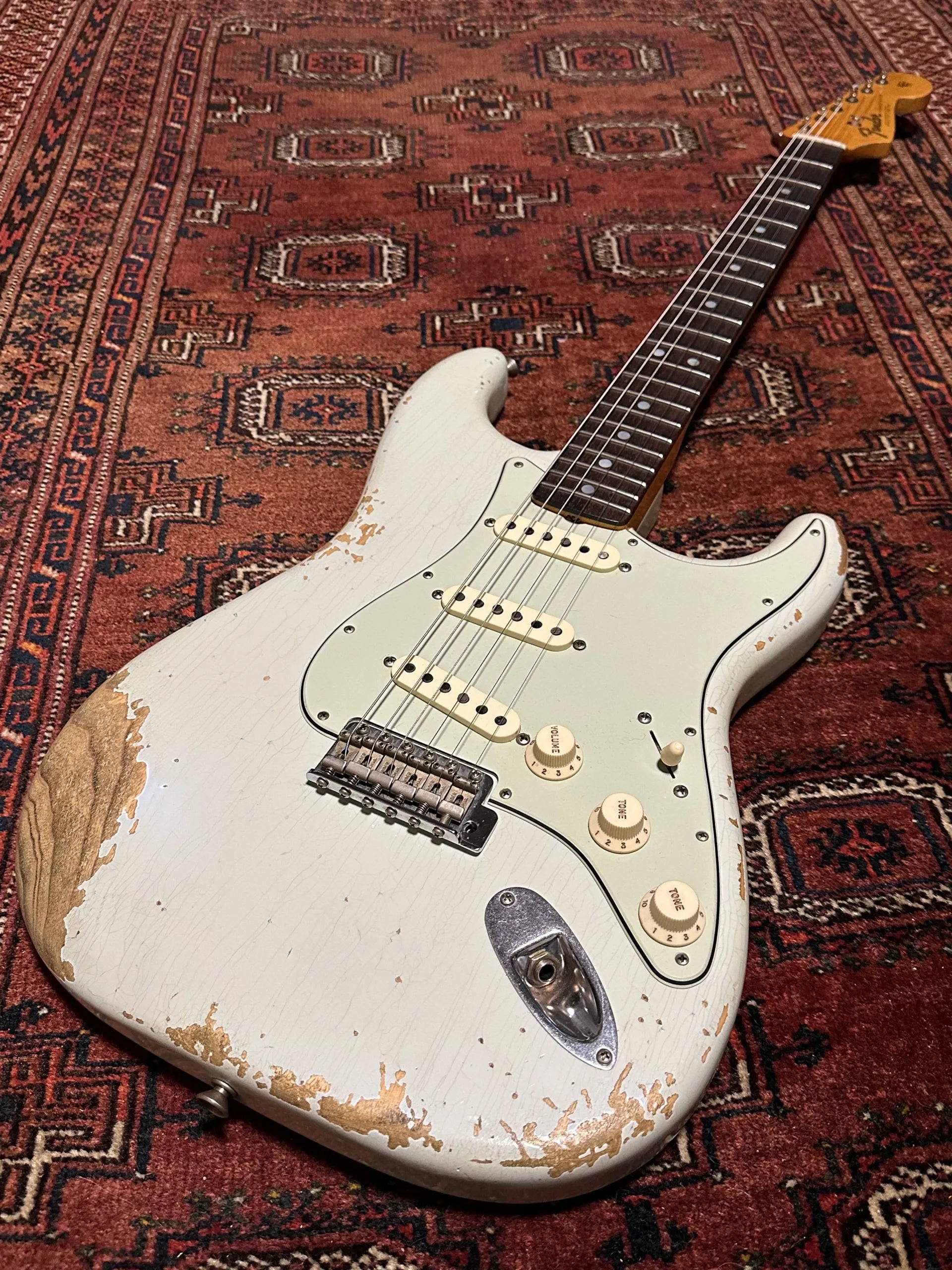 SOLD - 2018 Fender Custom Shop 65 NAMM Ltd Heavy Relic Stratocaster Sonic Blue