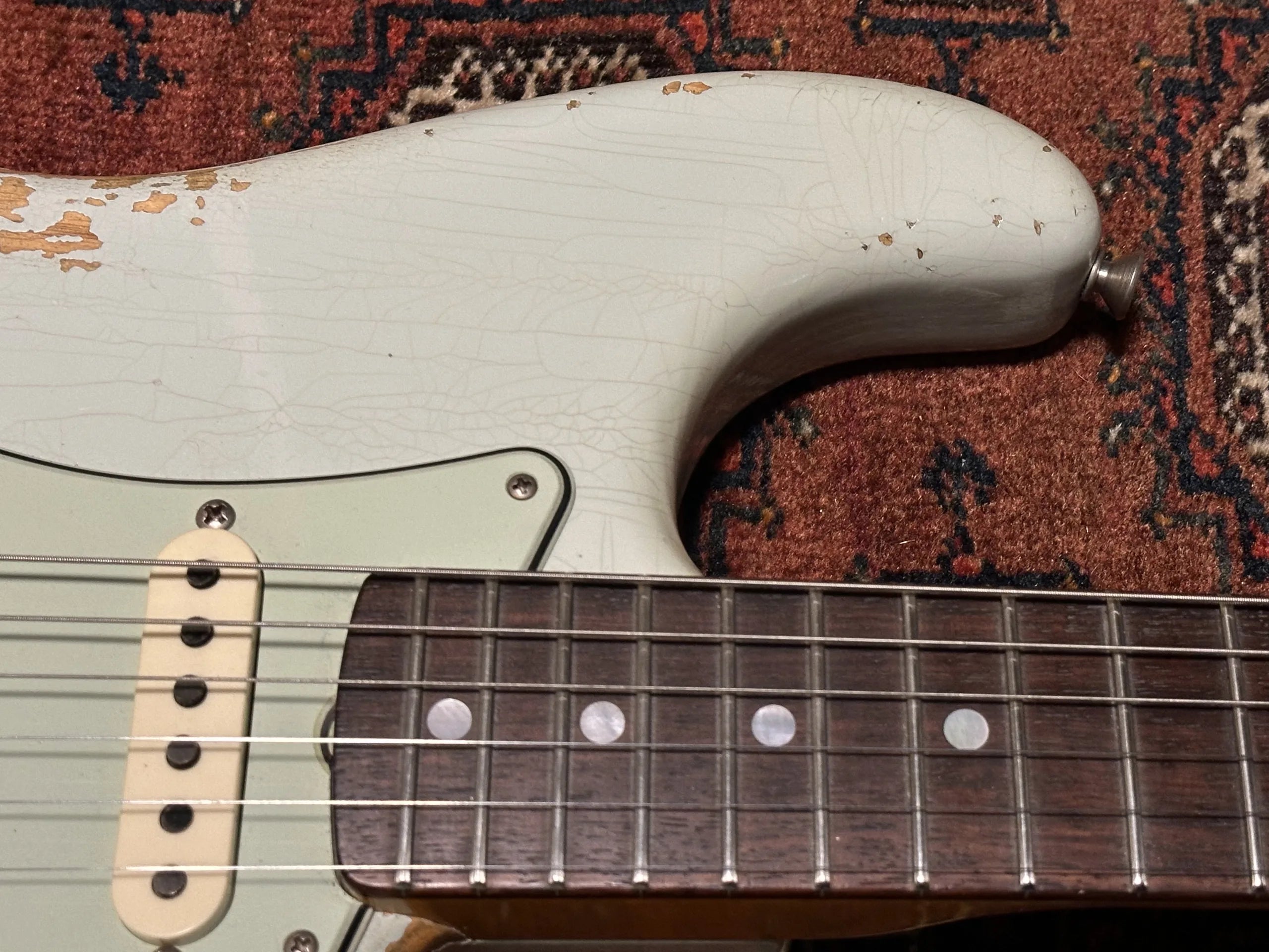 SOLD - 2018 Fender Custom Shop 65 NAMM Ltd Heavy Relic Stratocaster Sonic Blue