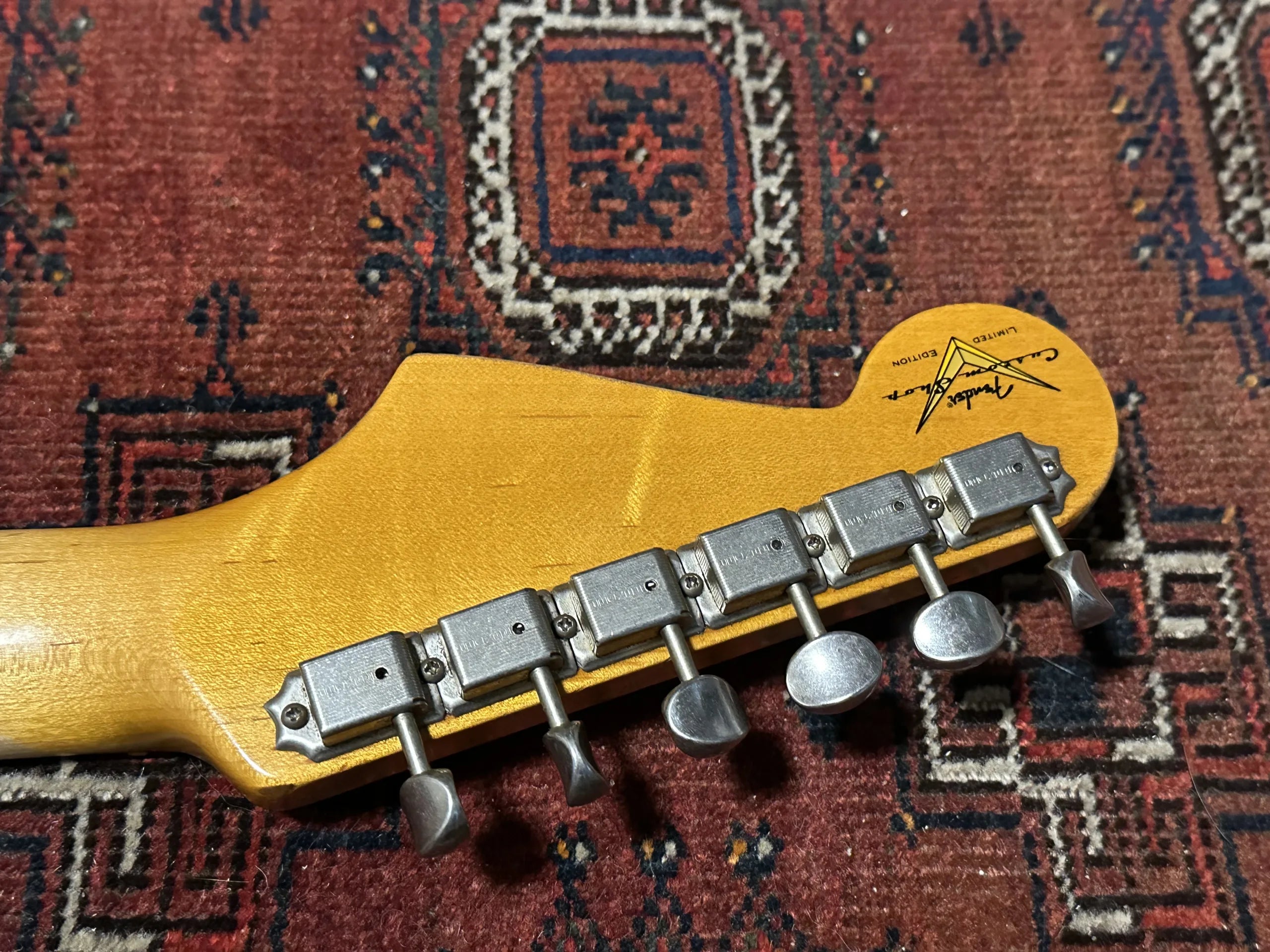 SOLD - 2018 Fender Custom Shop 65 NAMM Ltd Heavy Relic Stratocaster Sonic Blue