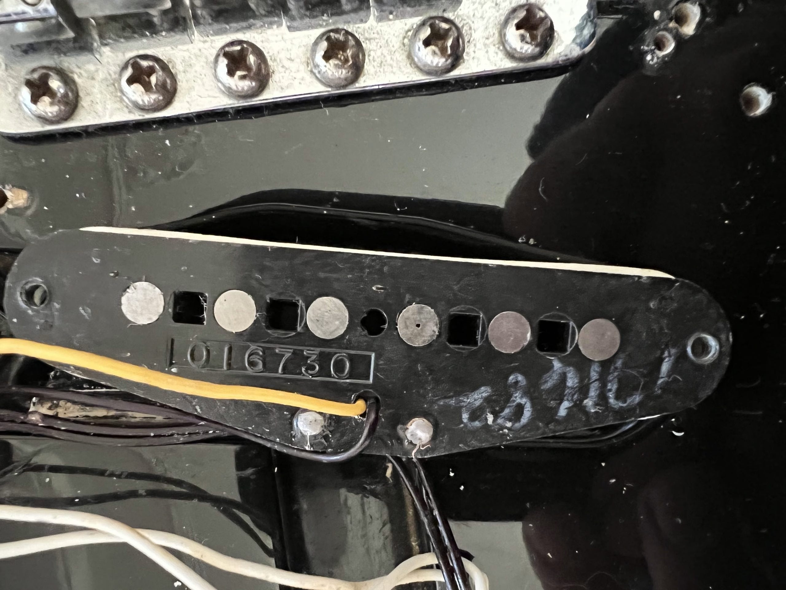 SOLD - 1982 Standard 1st version "Dan Smith" Stratocaster Black
