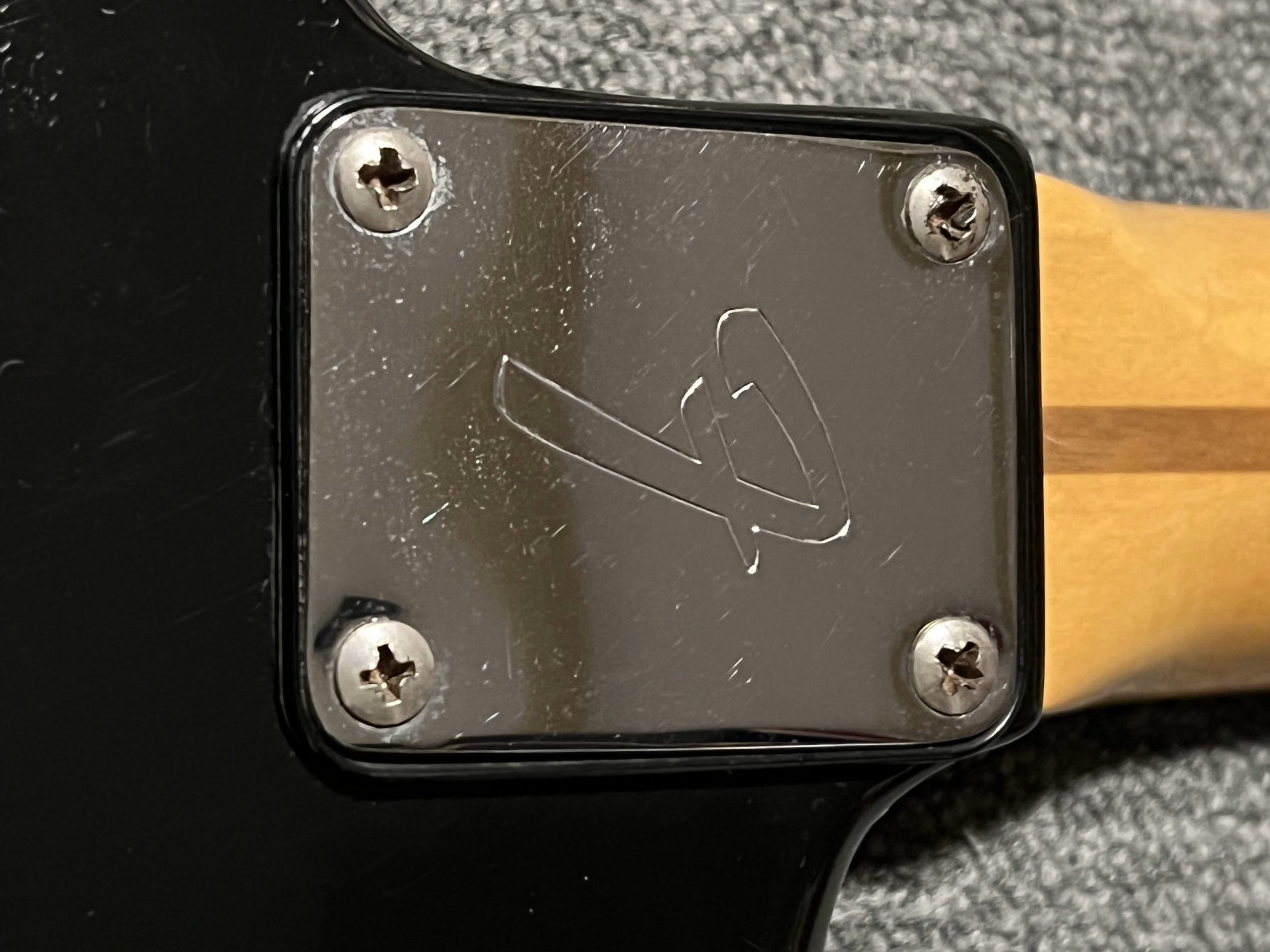 SOLD - 1982 Standard 1st version "Dan Smith" Stratocaster Black