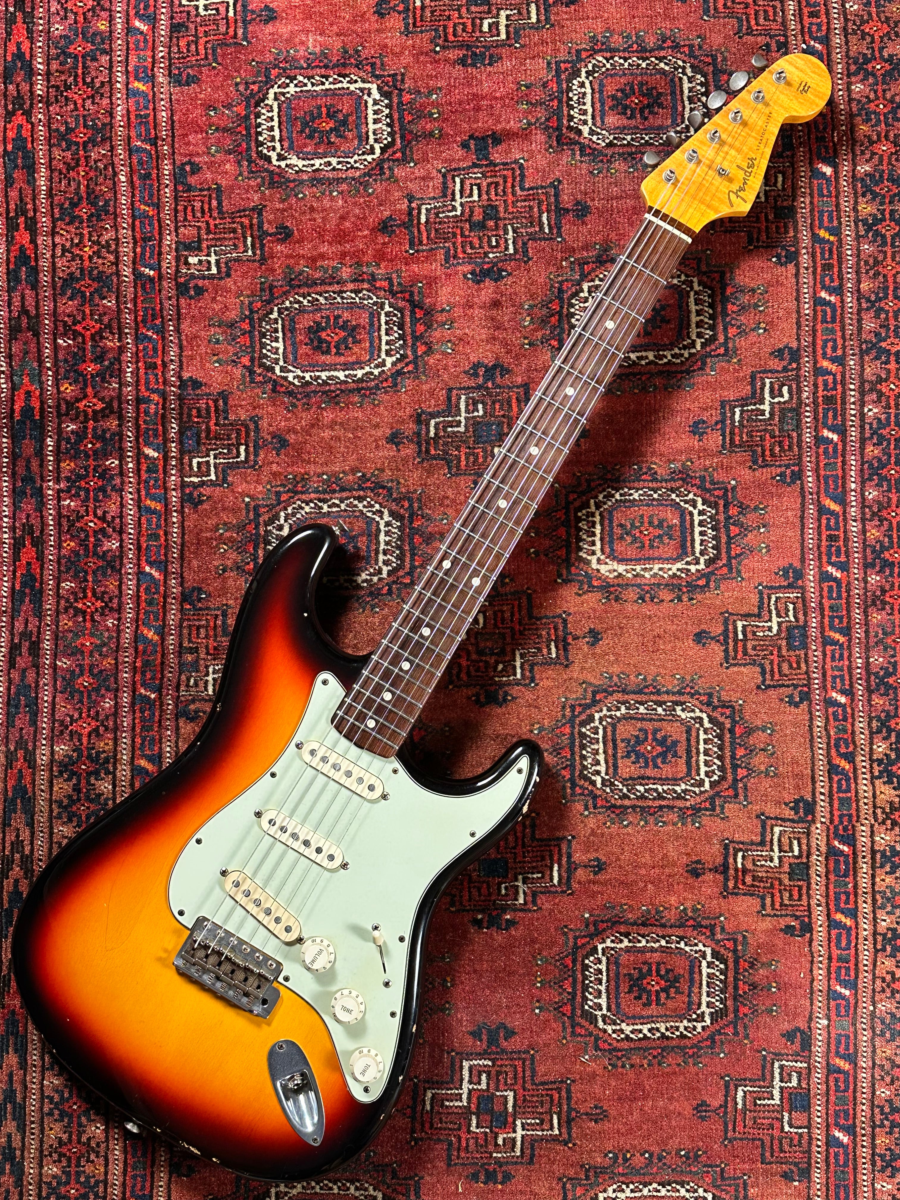 ★Custom HardRelic Sunburst Stratocaster★ SOLD - Fender Custom Shop '60 Relic Stratocaster 2010 Sunburst
