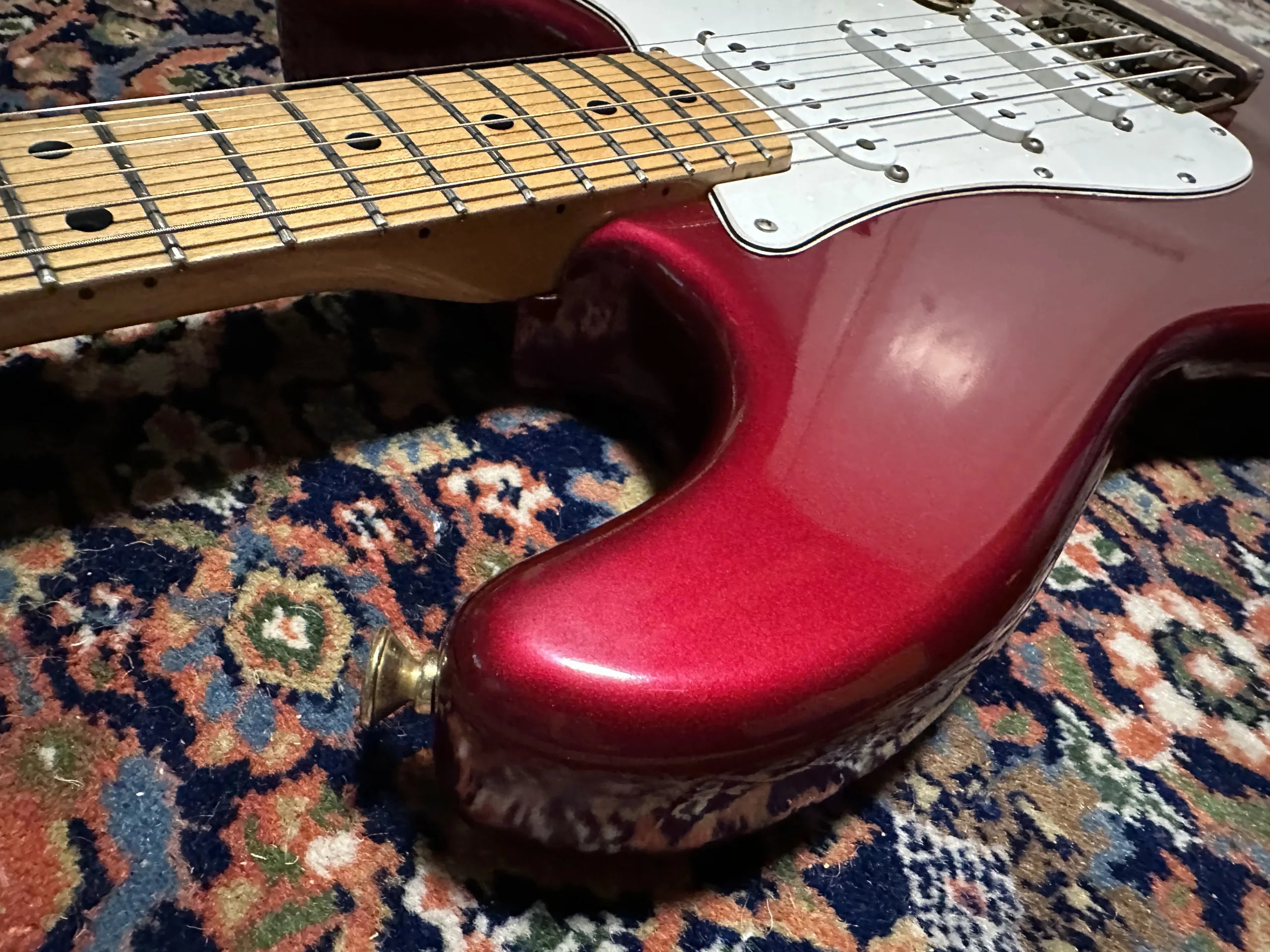SOLD - 1981 Fender The Strat Candy Apple Red