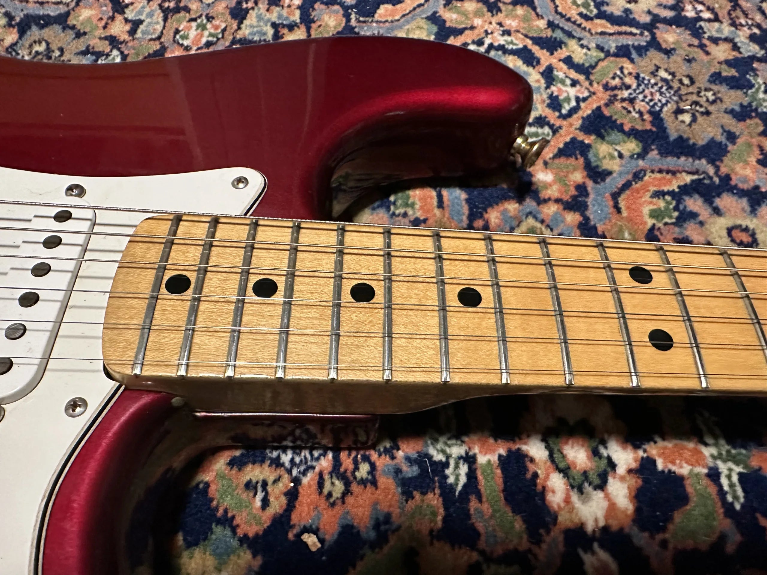 SOLD - 1981 Fender The Strat Candy Apple Red