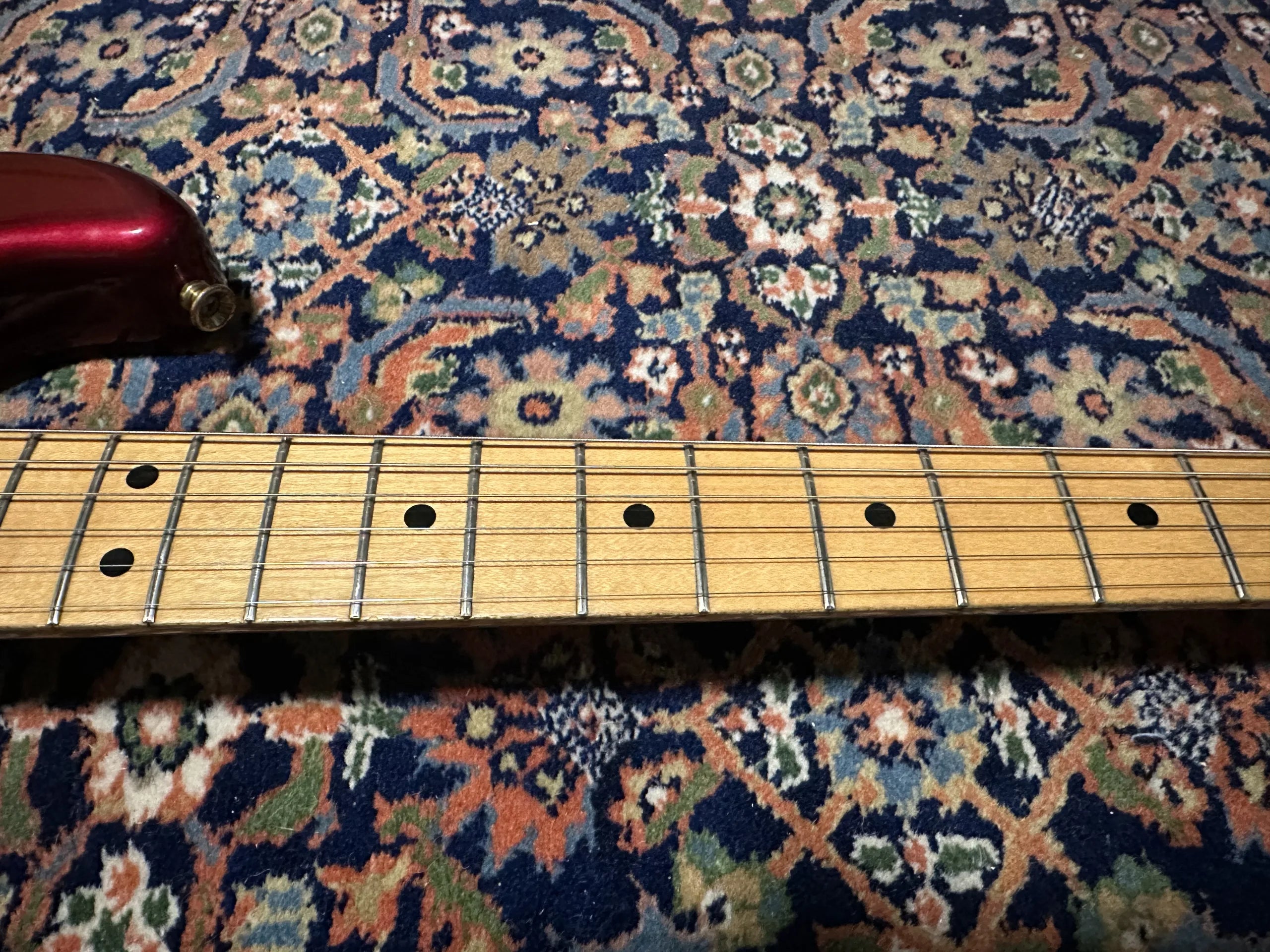 SOLD - 1981 Fender The Strat Candy Apple Red