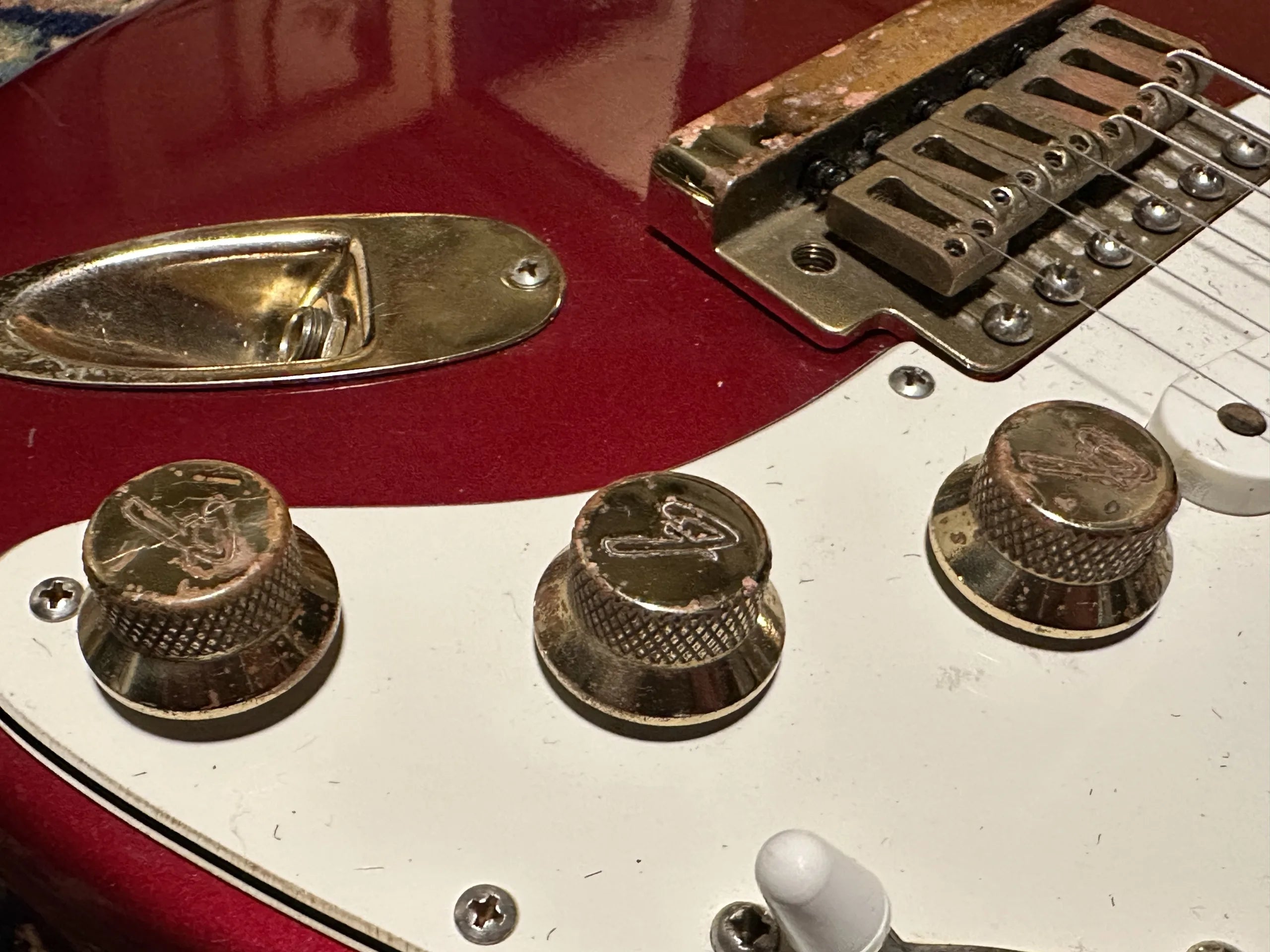 SOLD - 1981 Fender The Strat Candy Apple Red