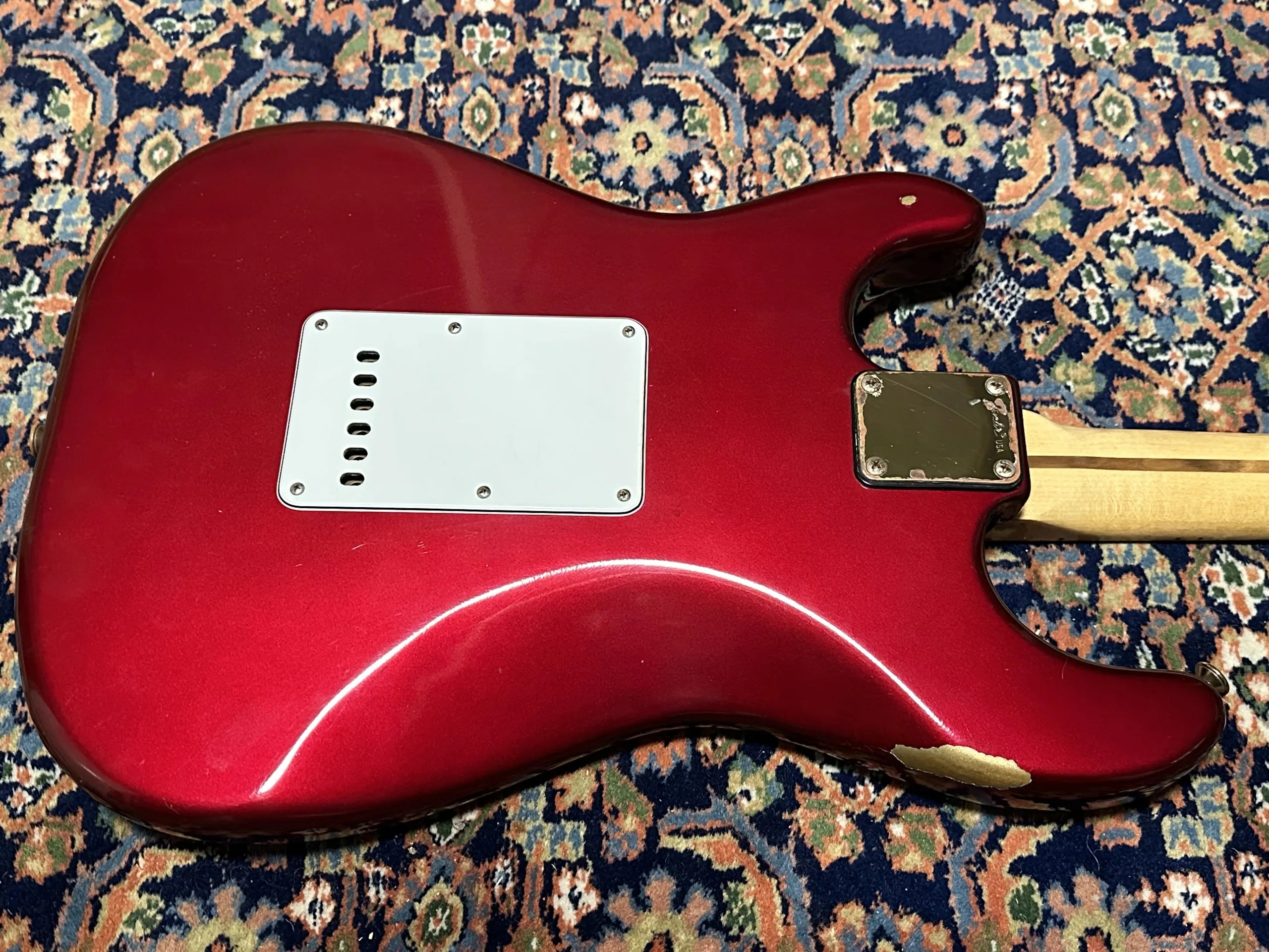 SOLD - 1981 Fender The Strat Candy Apple Red