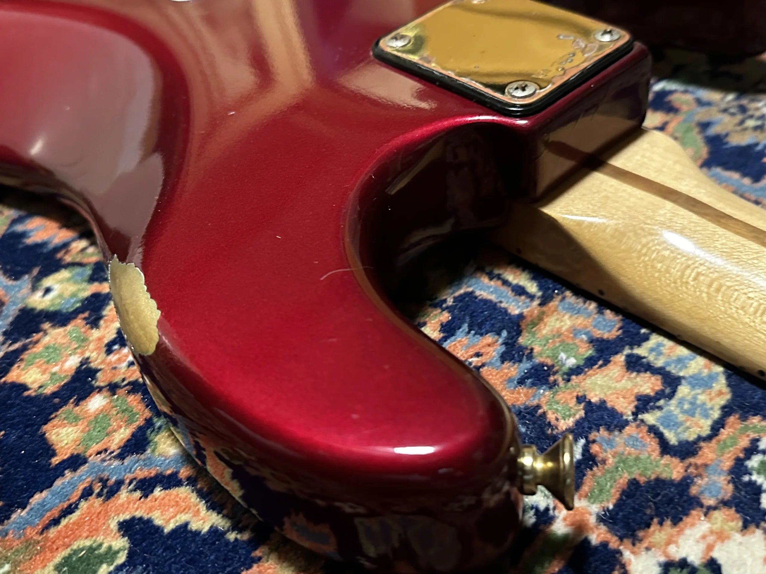 SOLD - 1981 Fender The Strat Candy Apple Red