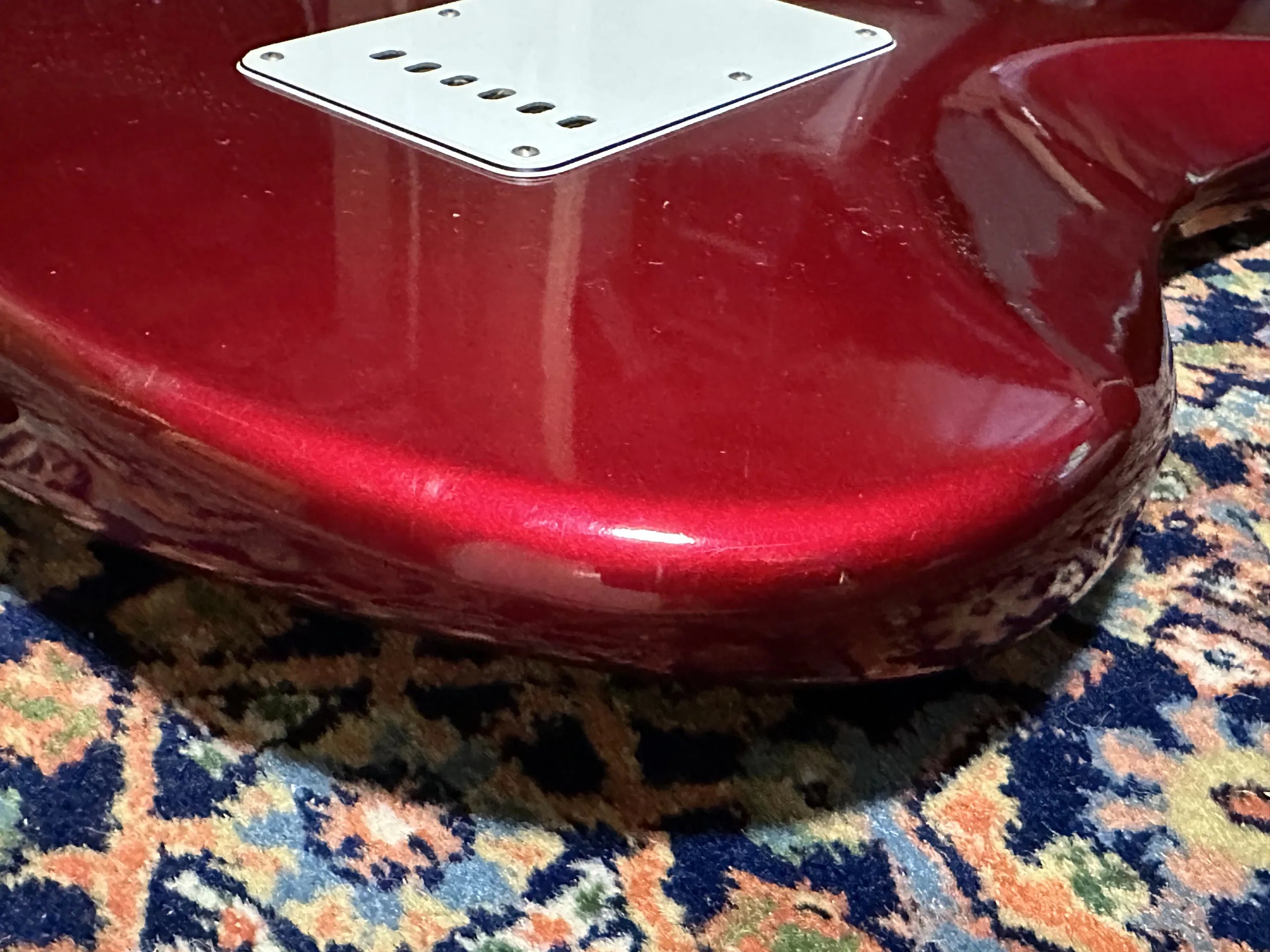 SOLD - 1981 Fender The Strat Candy Apple Red