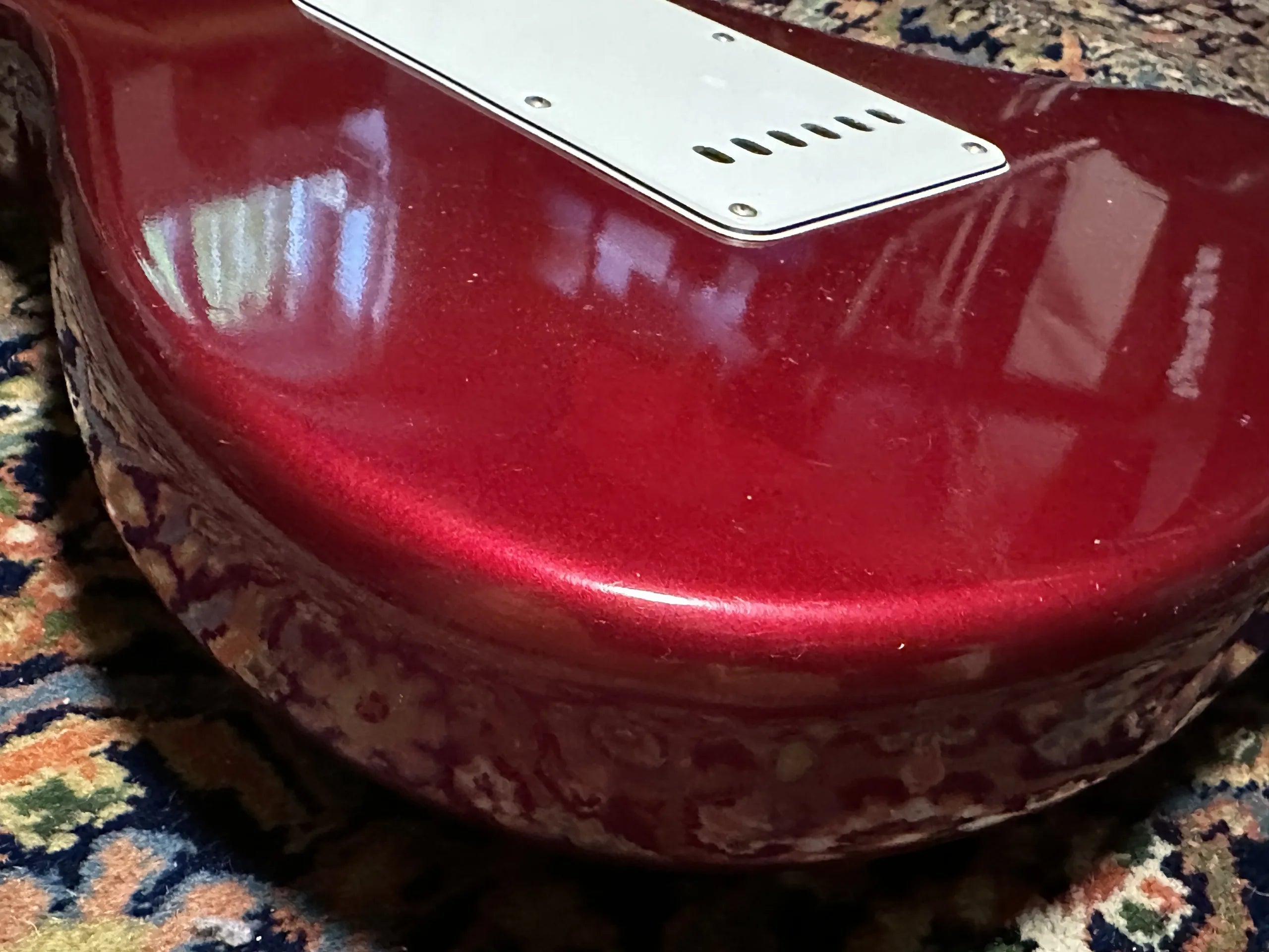 SOLD - 1981 Fender The Strat Candy Apple Red