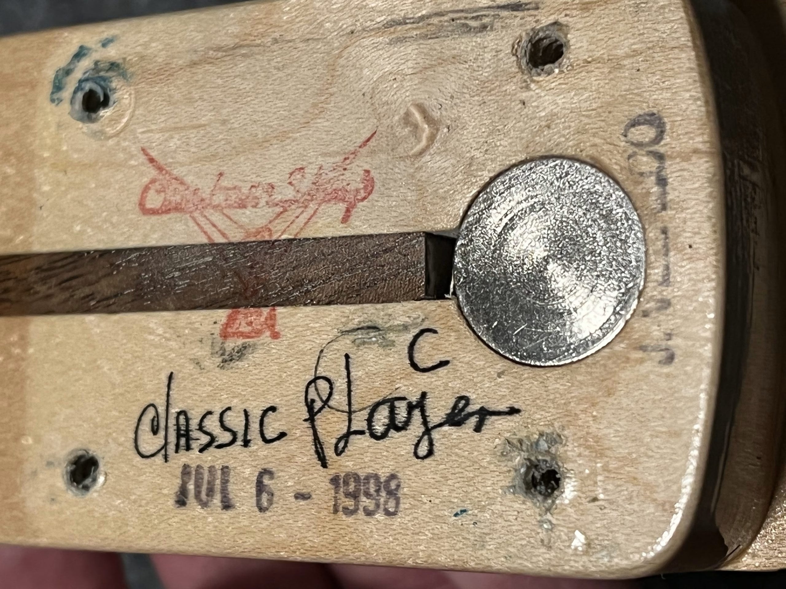 SOLD - 1998 Custom Shop Classic Player Transparant Teal