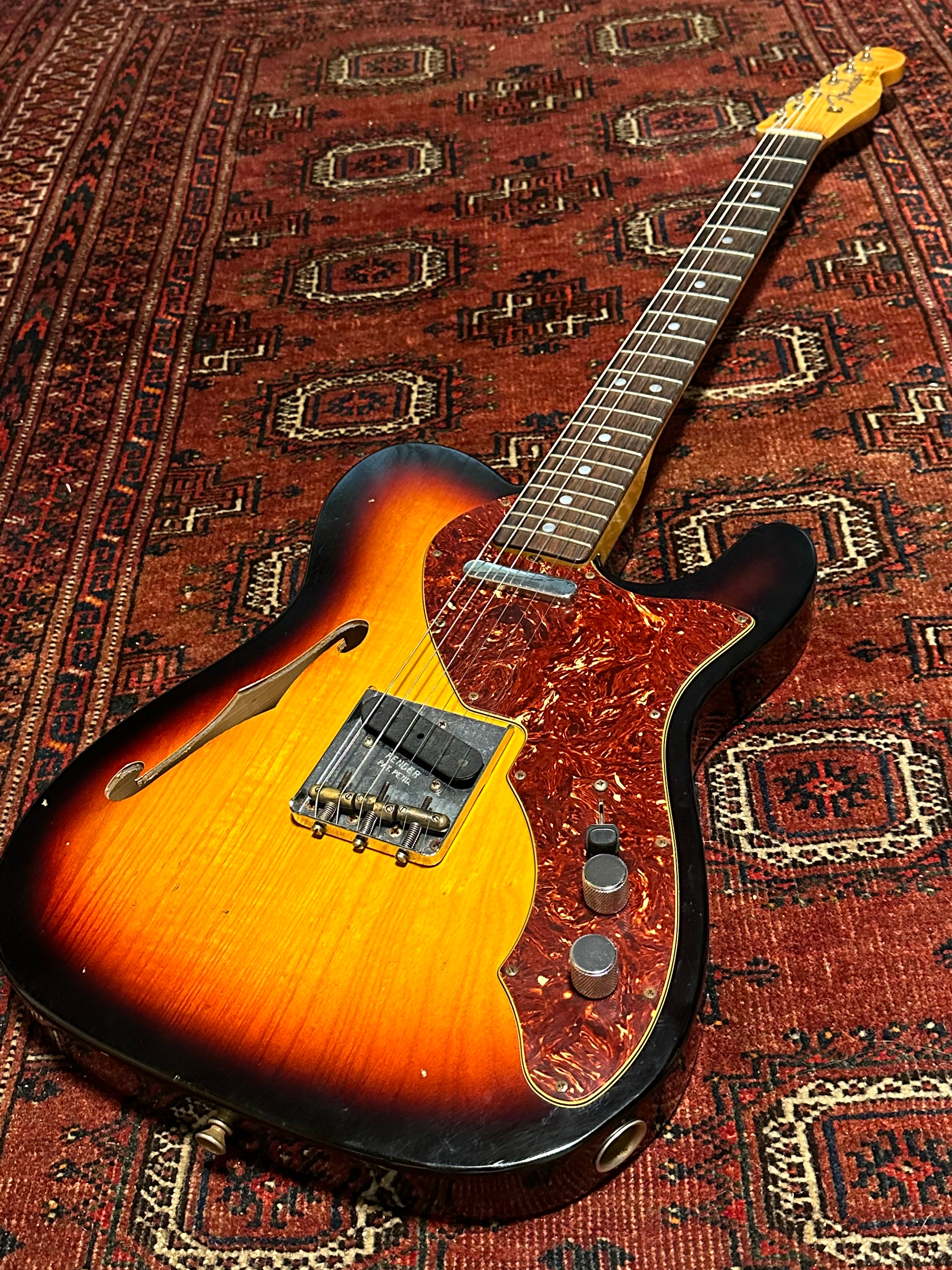 SOLD – 2020 Fender Custom Shop ’60s Thinline LTD Journeyman Telecaster Sunburst