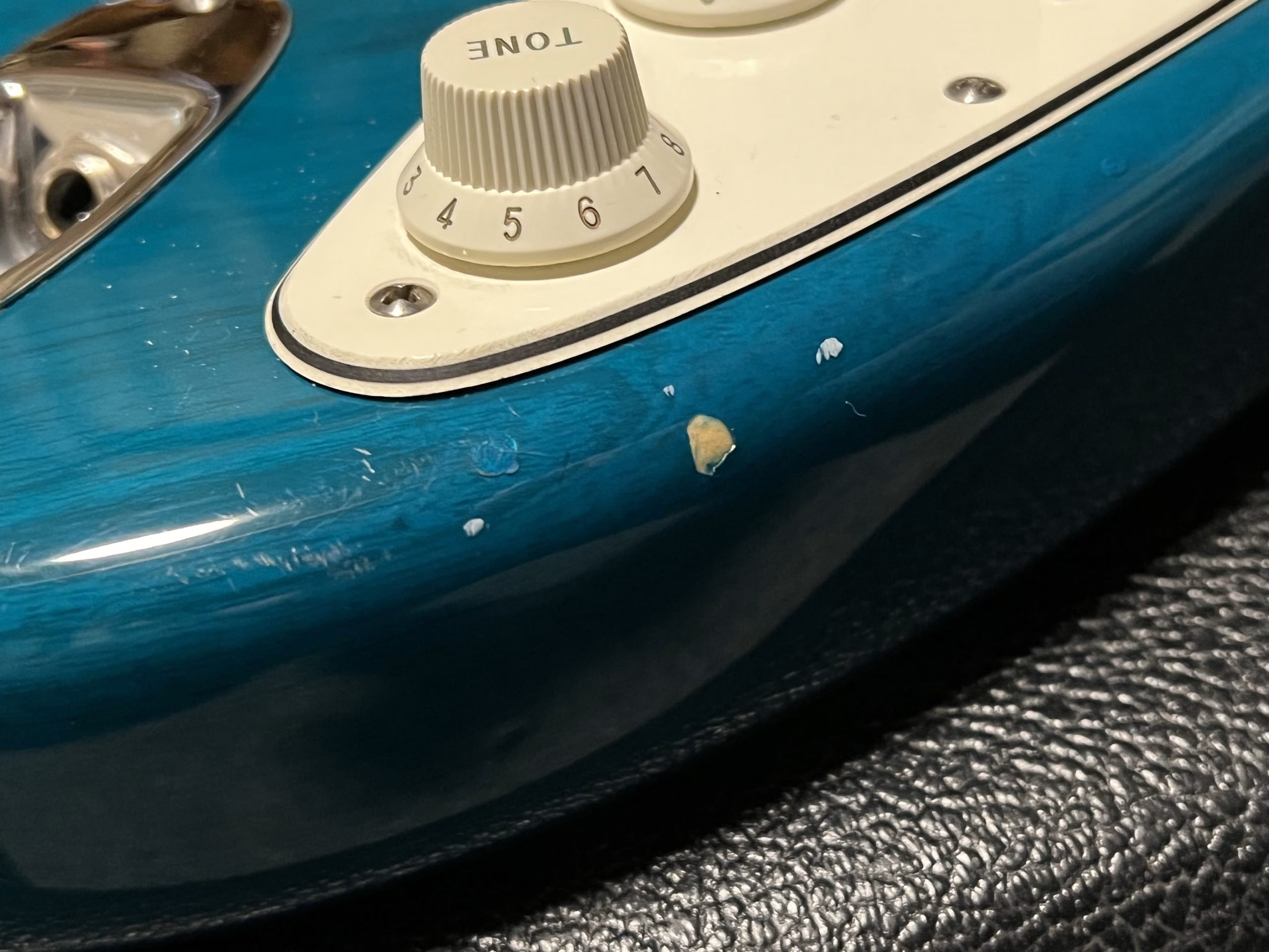 SOLD - 1998 Custom Shop Classic Player Transparant Teal