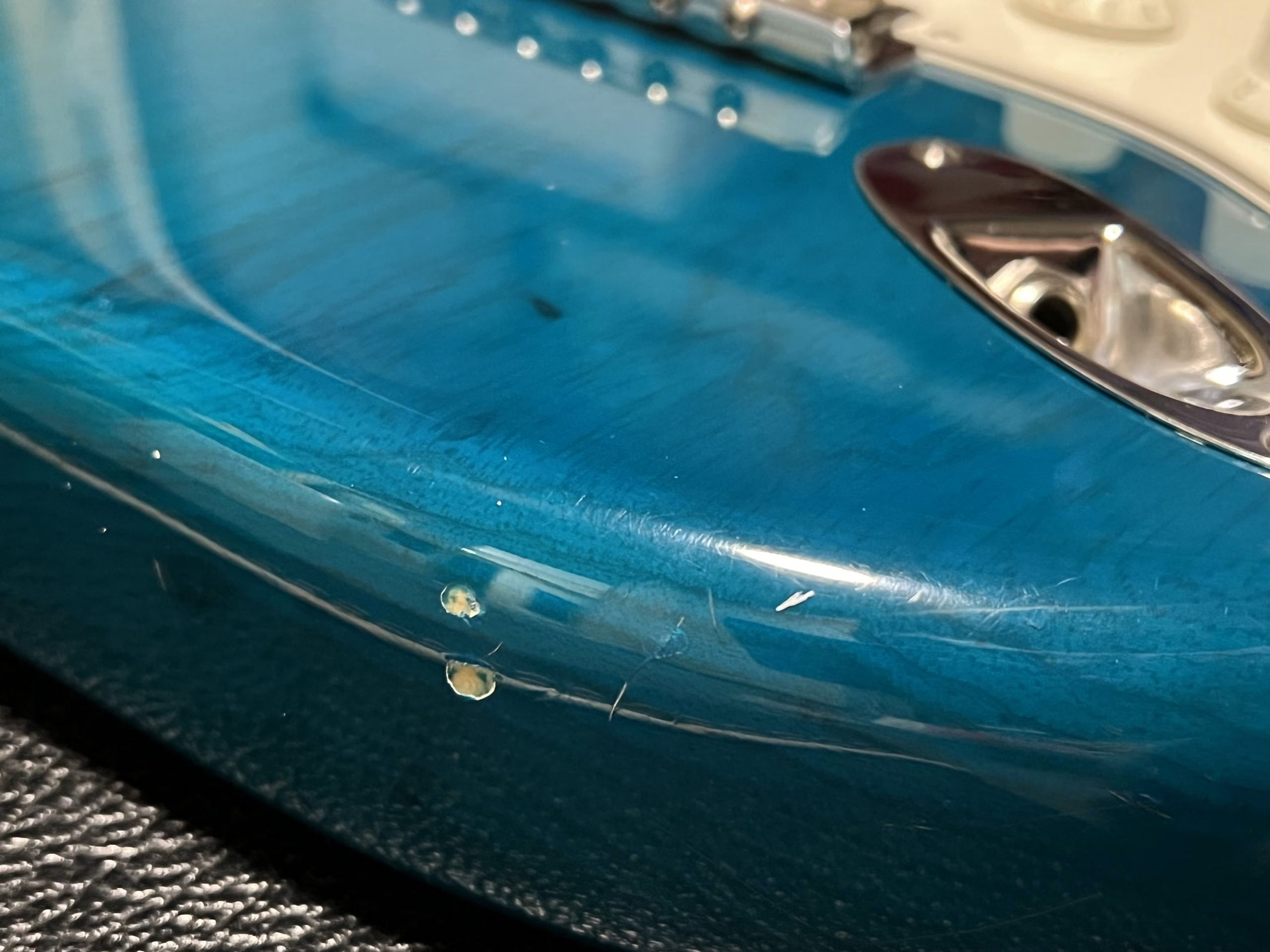 SOLD - 1998 Custom Shop Classic Player Transparant Teal