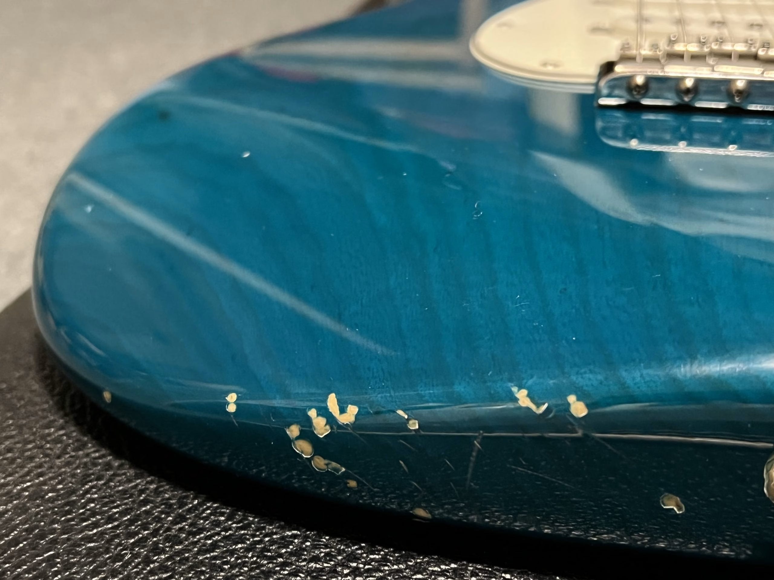 SOLD - 1998 Custom Shop Classic Player Transparant Teal
