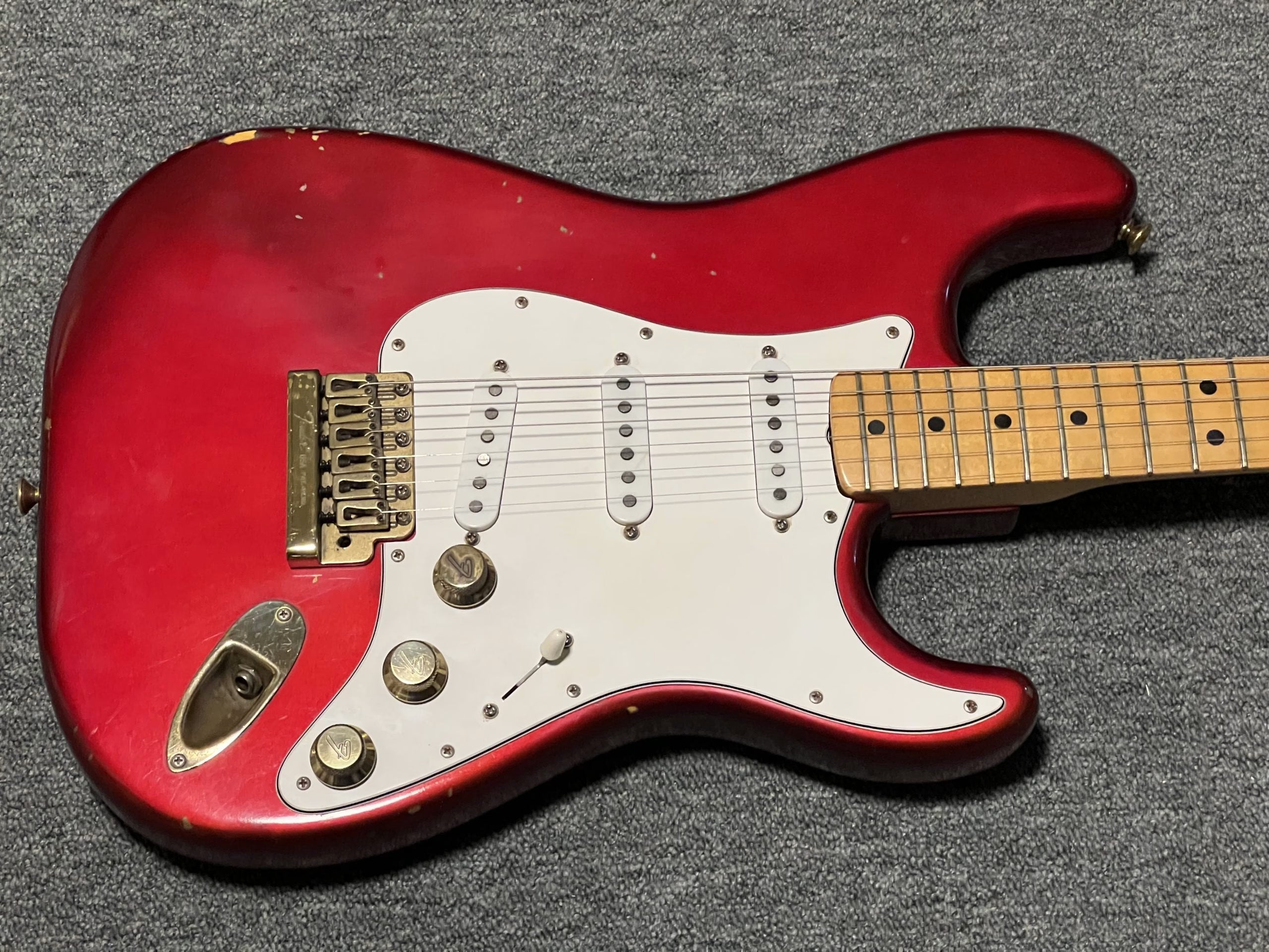 SOLD - 1980 The Strat Candy Apple Red