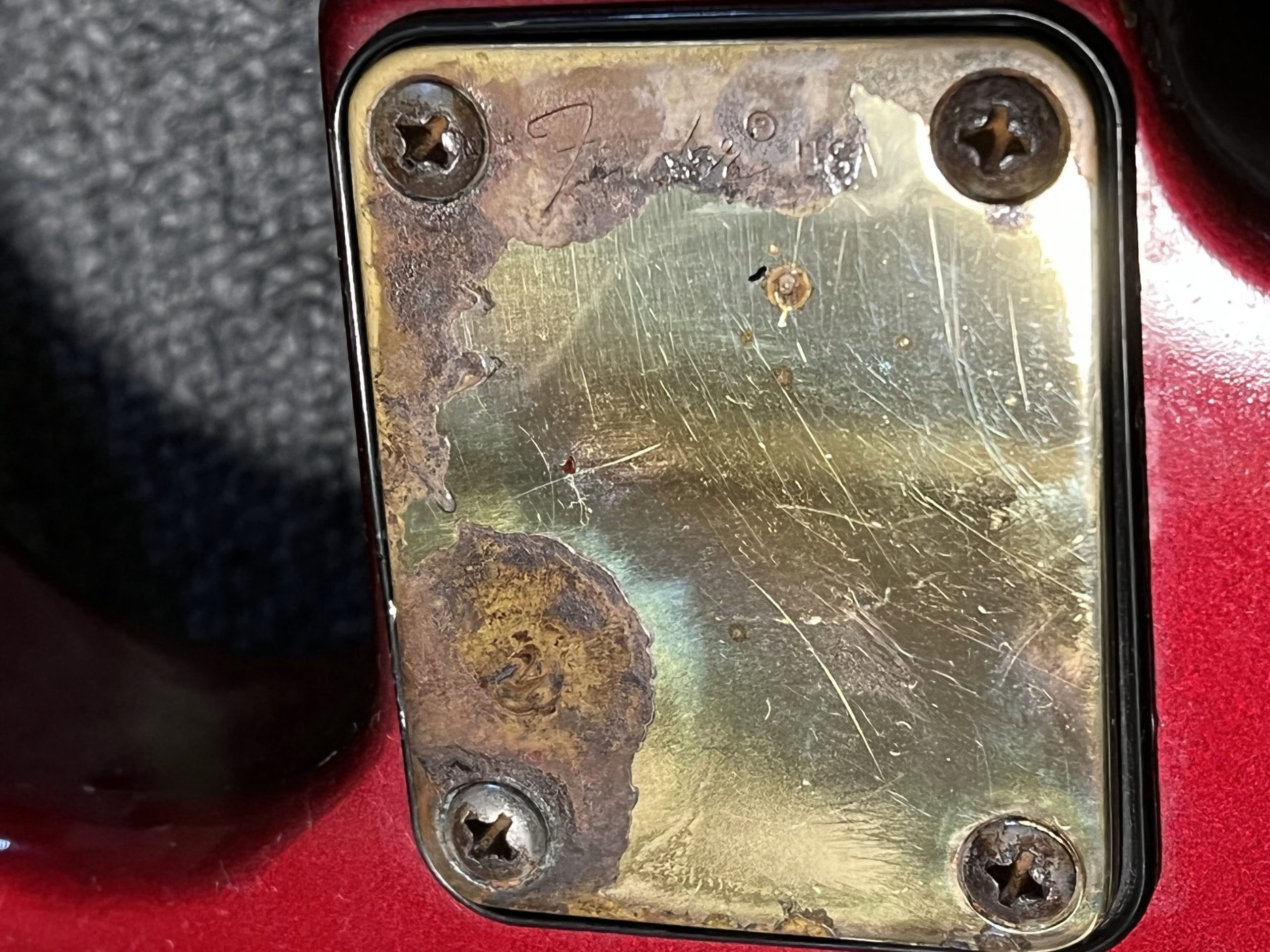 SOLD - 1980 The Strat Candy Apple Red