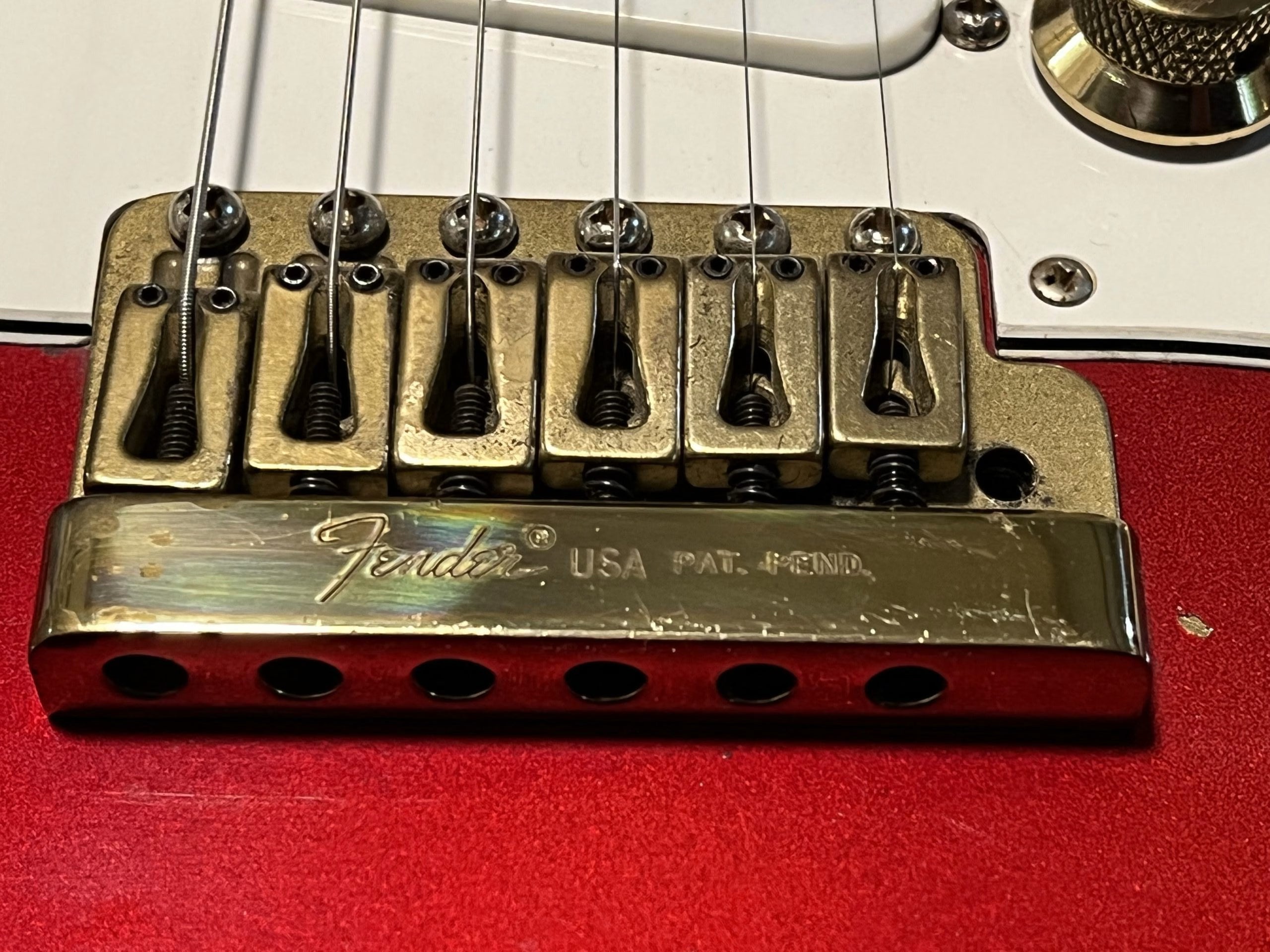 SOLD - 1980 The Strat Candy Apple Red