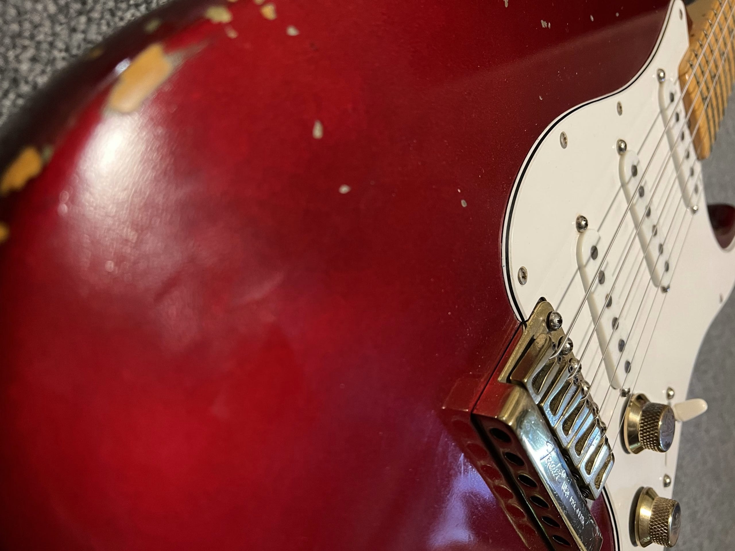 SOLD - 1980 The Strat Candy Apple Red