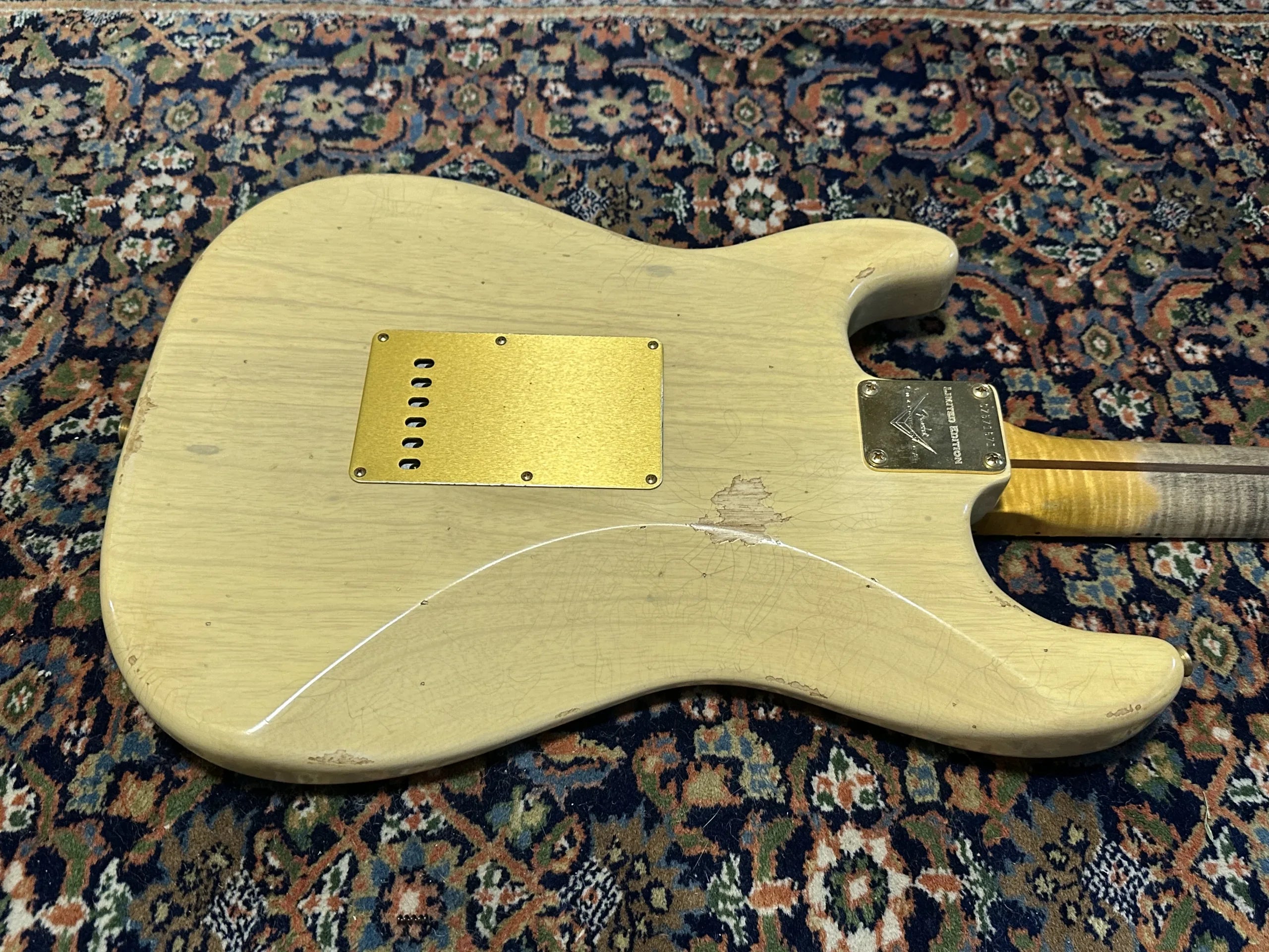 SOLD - 2023 Fender Custom Shop '55 LTD Relic Stratocaster Honey Blonde