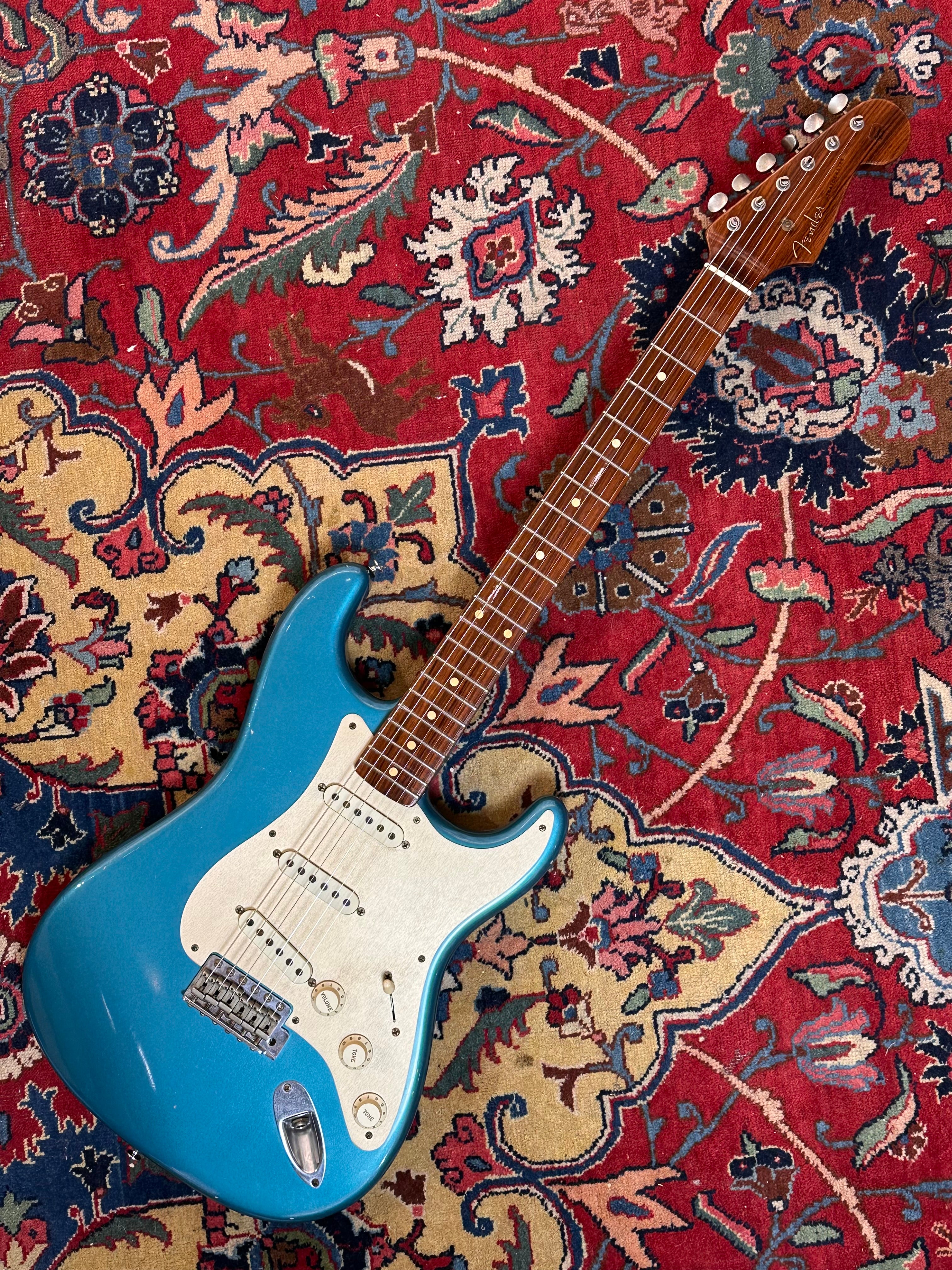 Fender Custom Shop '50s Solid Rosewood Neck Journeyman Stratocaster 2015 Ocean Turquoise
