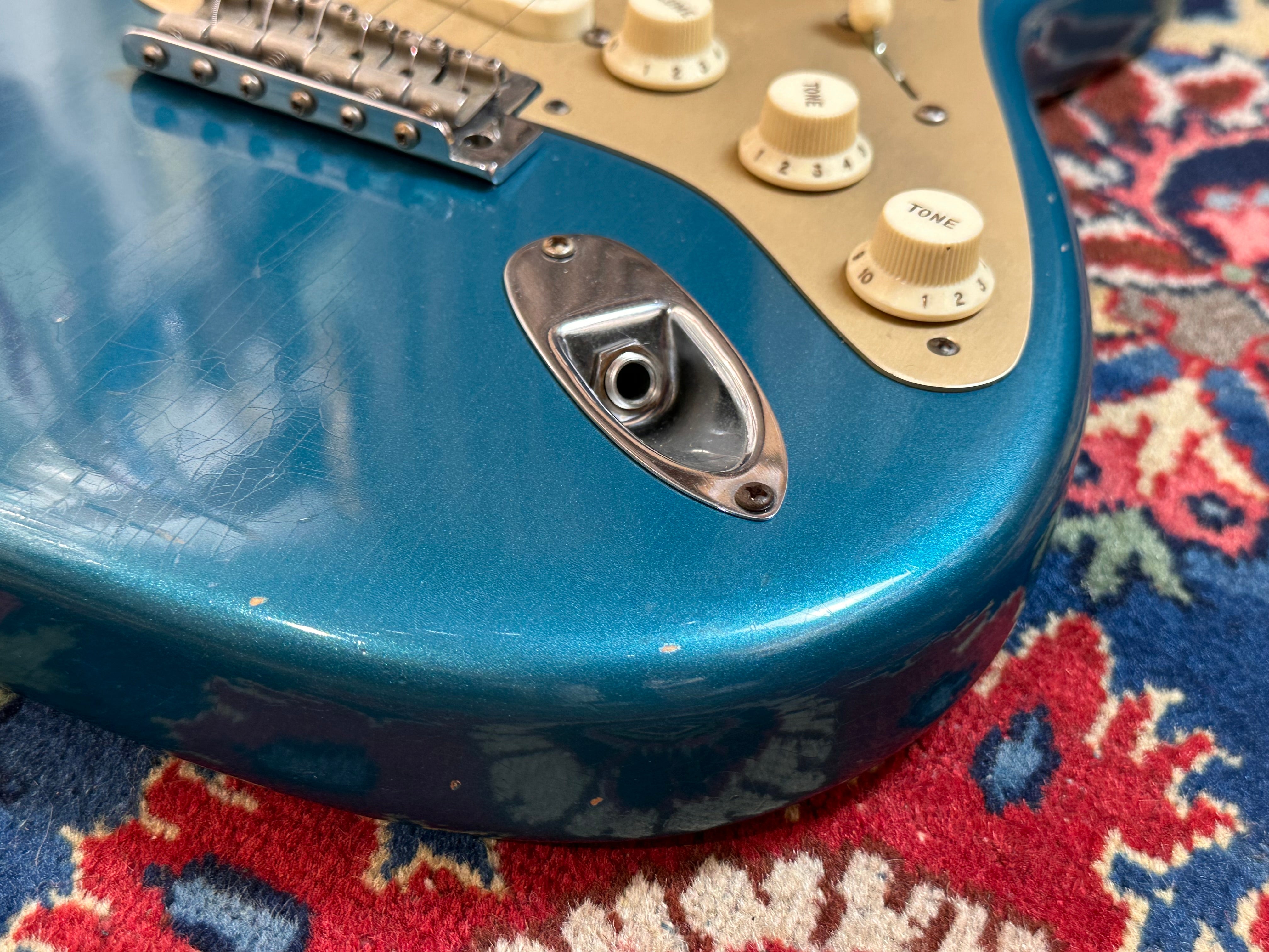 Fender Custom Shop '50s Solid Rosewood Neck Journeyman Stratocaster 2015 Ocean Turquoise