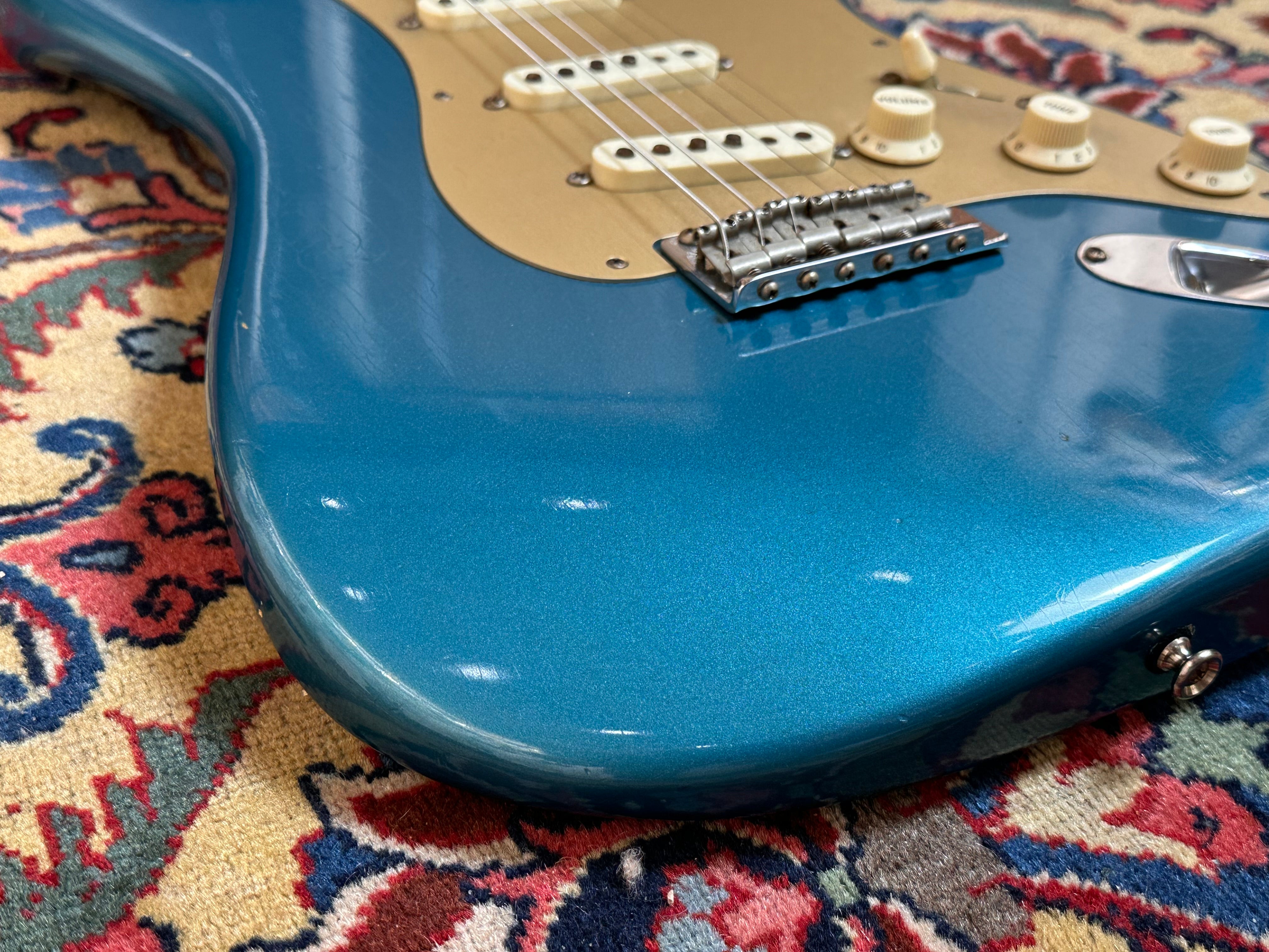 Fender Custom Shop '50s Solid Rosewood Neck Journeyman Stratocaster 2015 Ocean Turquoise
