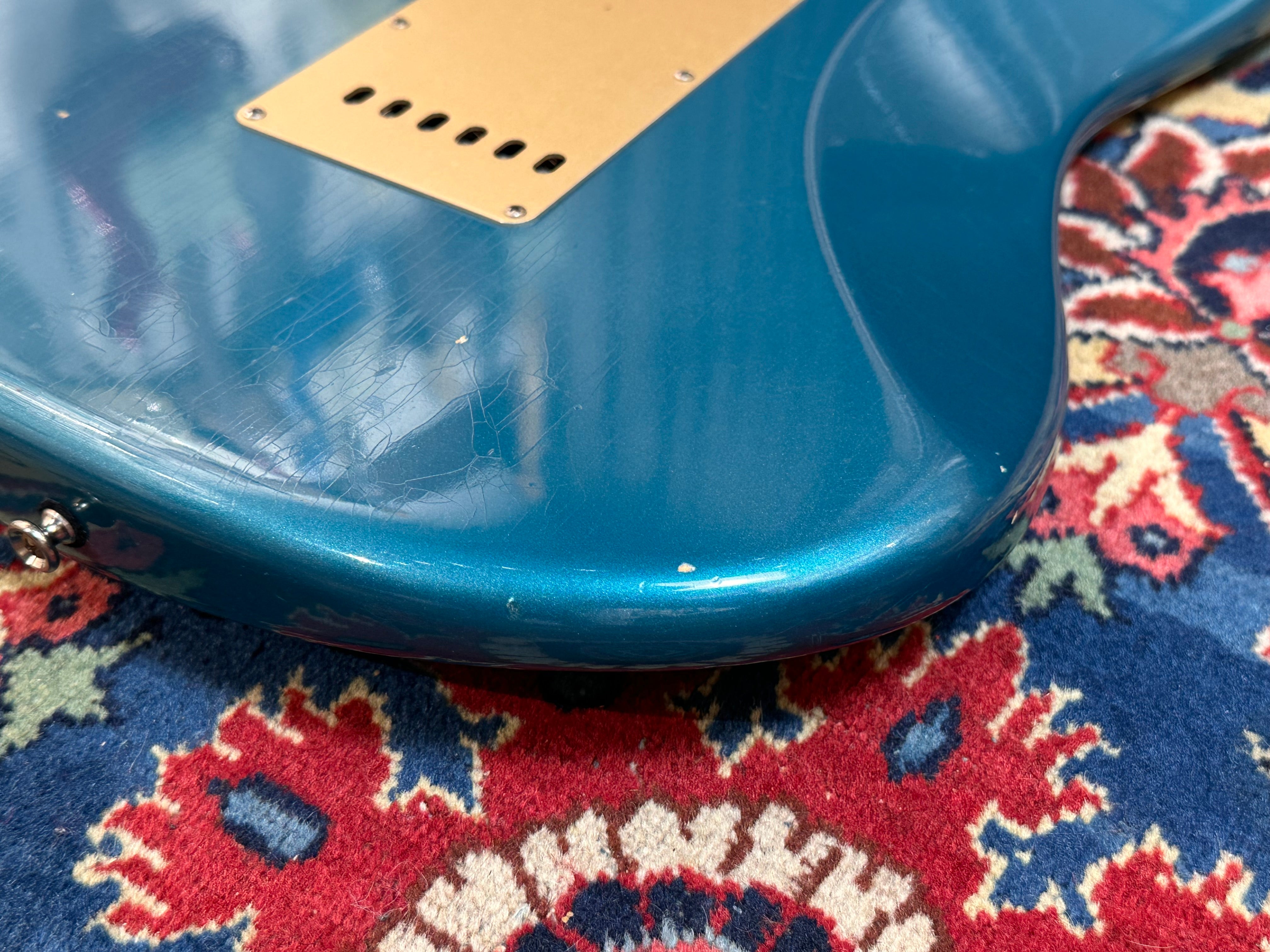 Fender Custom Shop '50s Solid Rosewood Neck Journeyman Stratocaster 2015 Ocean Turquoise
