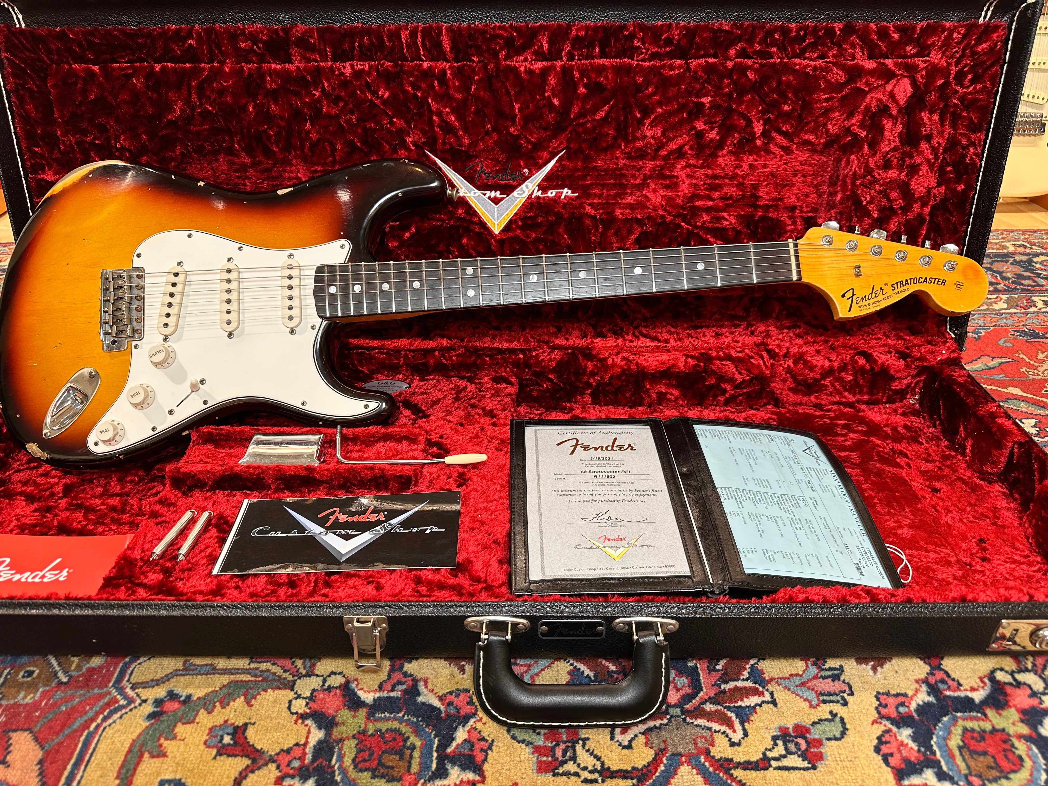 Fender Custom Shop '68 Relic Stratocaster 2021 Sunburst