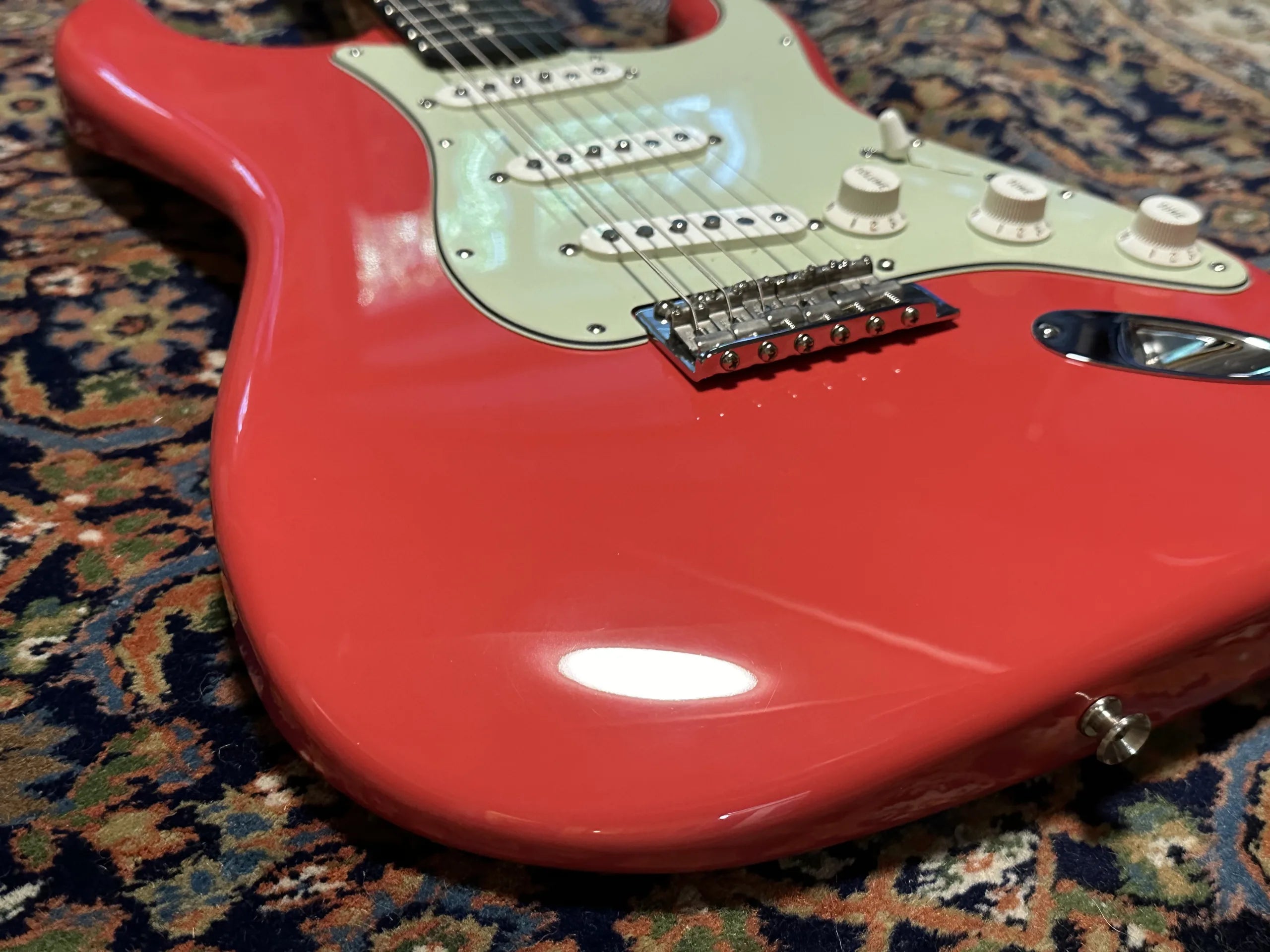 SOLD - 2017 Fender Custom Shop '59 NOS Josefina Campos pickups Stratocaster Fiesta Red