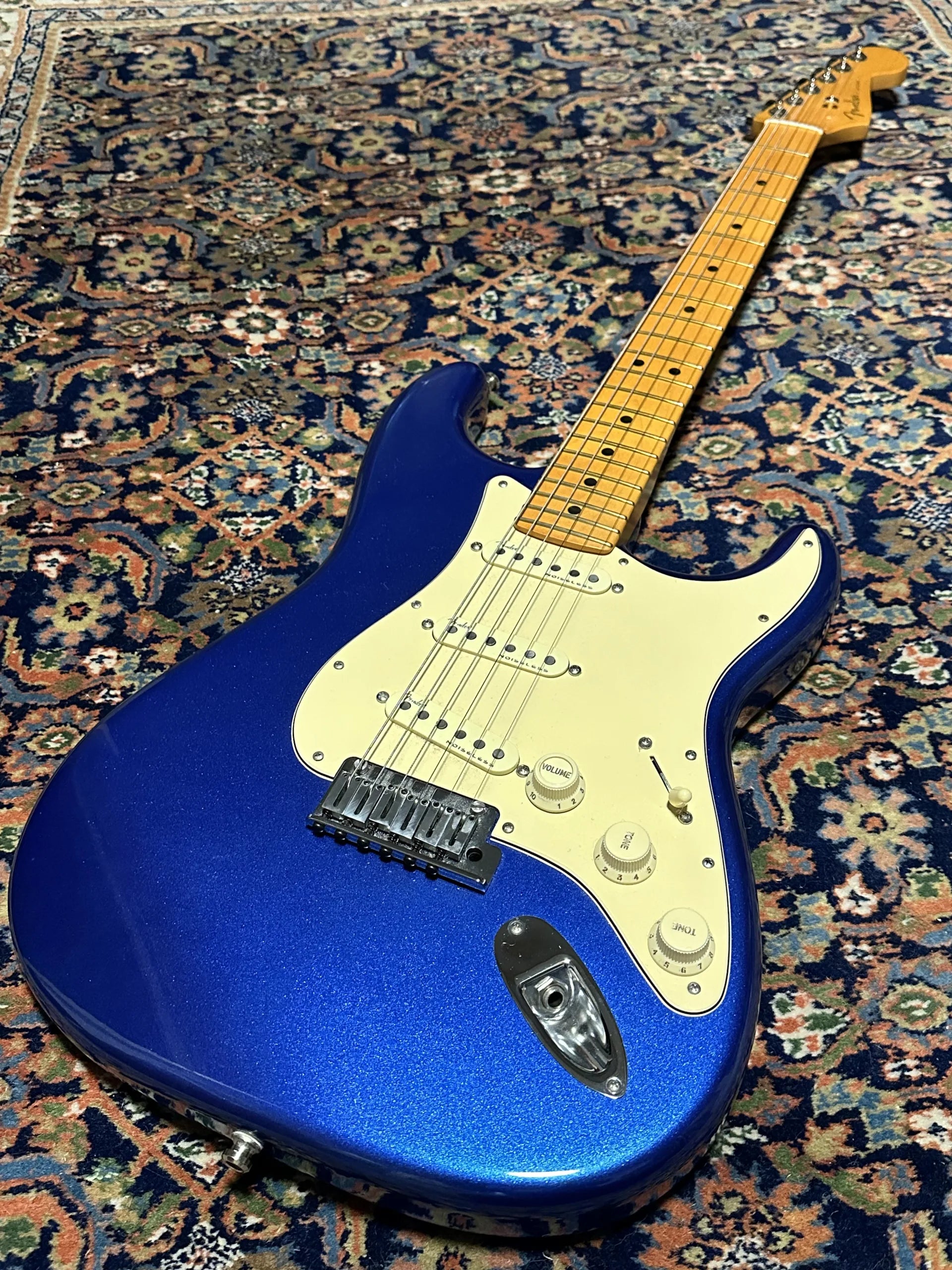 SOLD - 2019 Fender American Ultra Stratocaster MN Cobra Blue