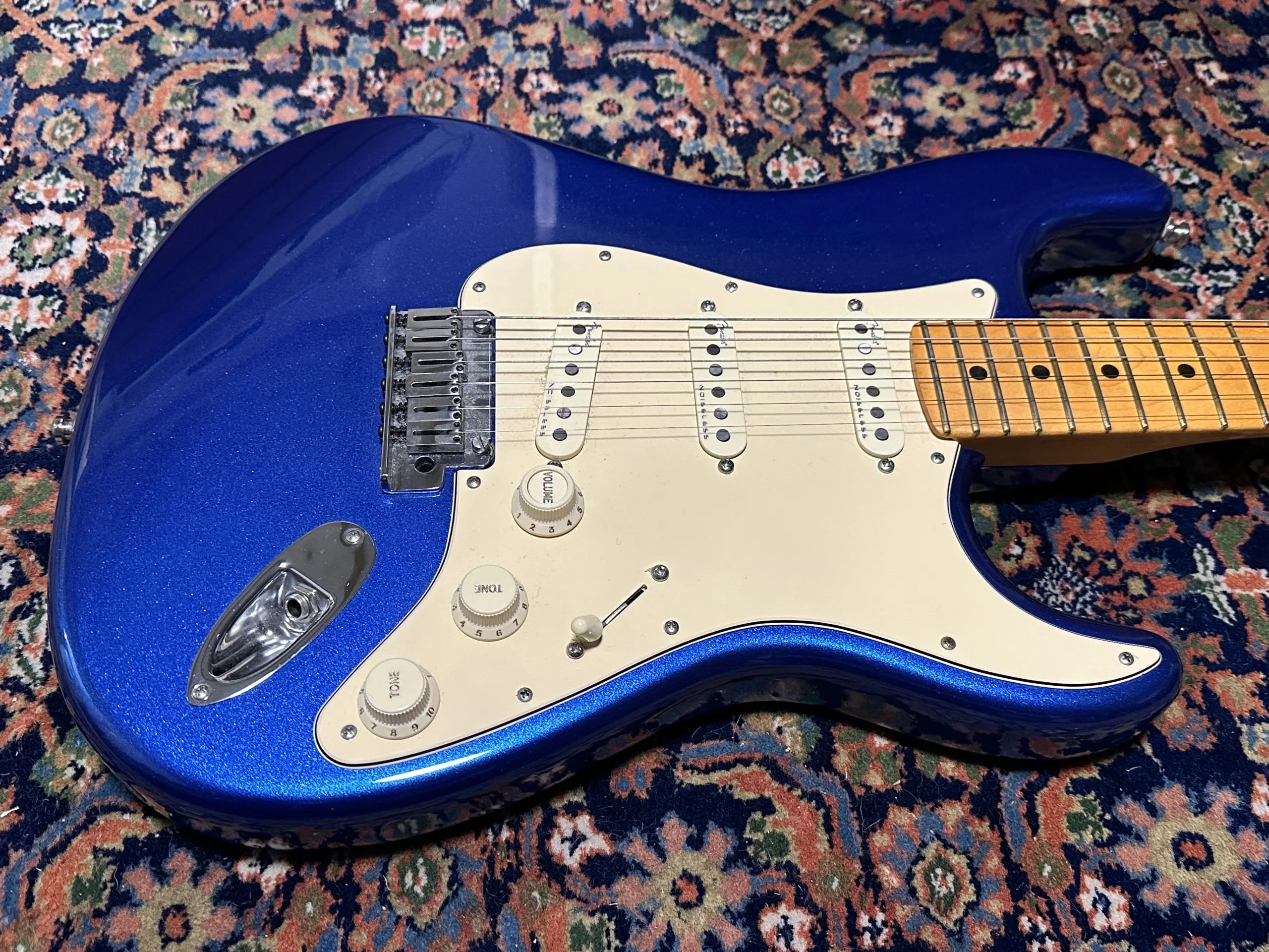 SOLD - 2019 Fender American Ultra Stratocaster MN Cobra Blue