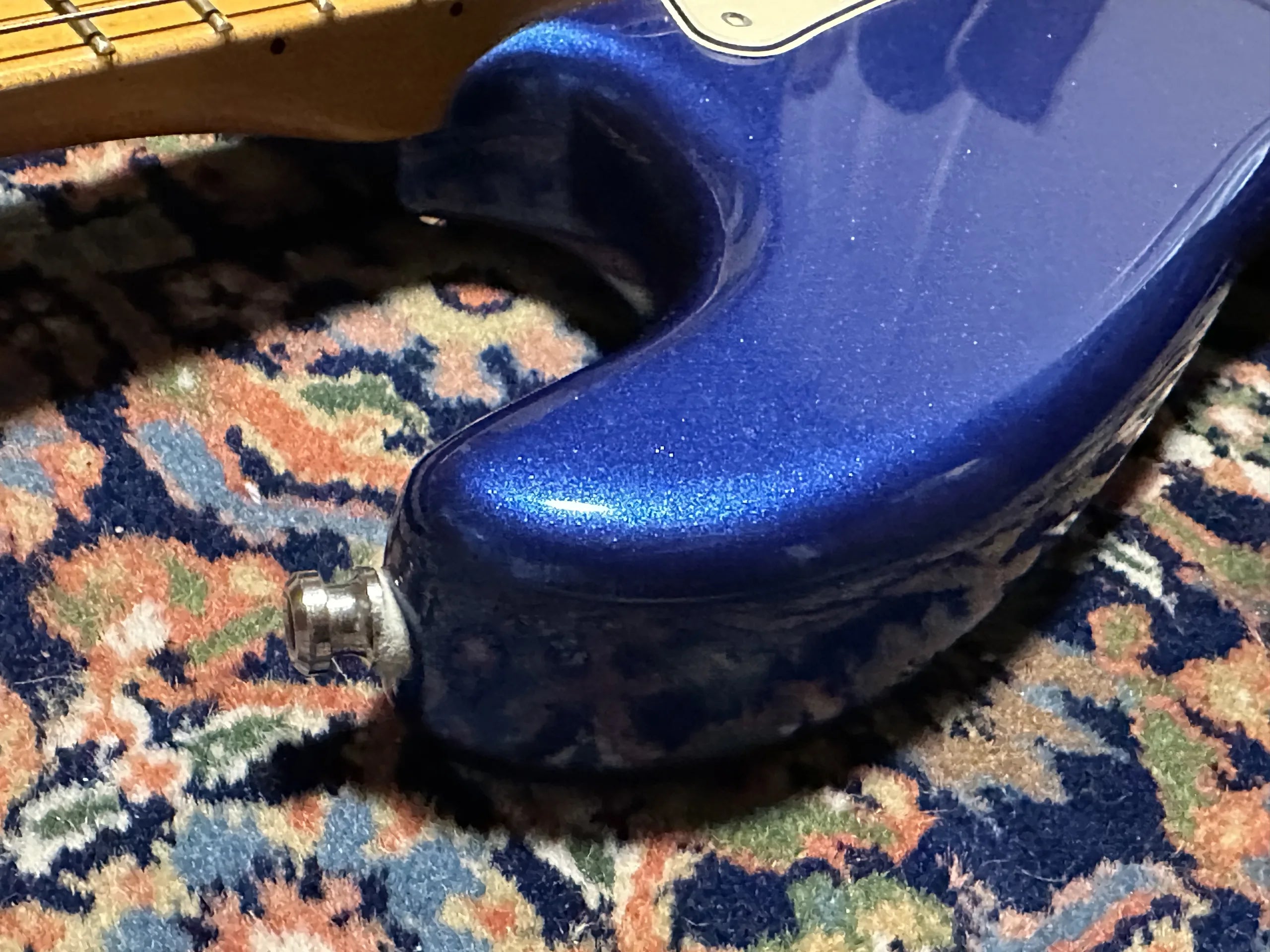 SOLD - 2019 Fender American Ultra Stratocaster MN Cobra Blue