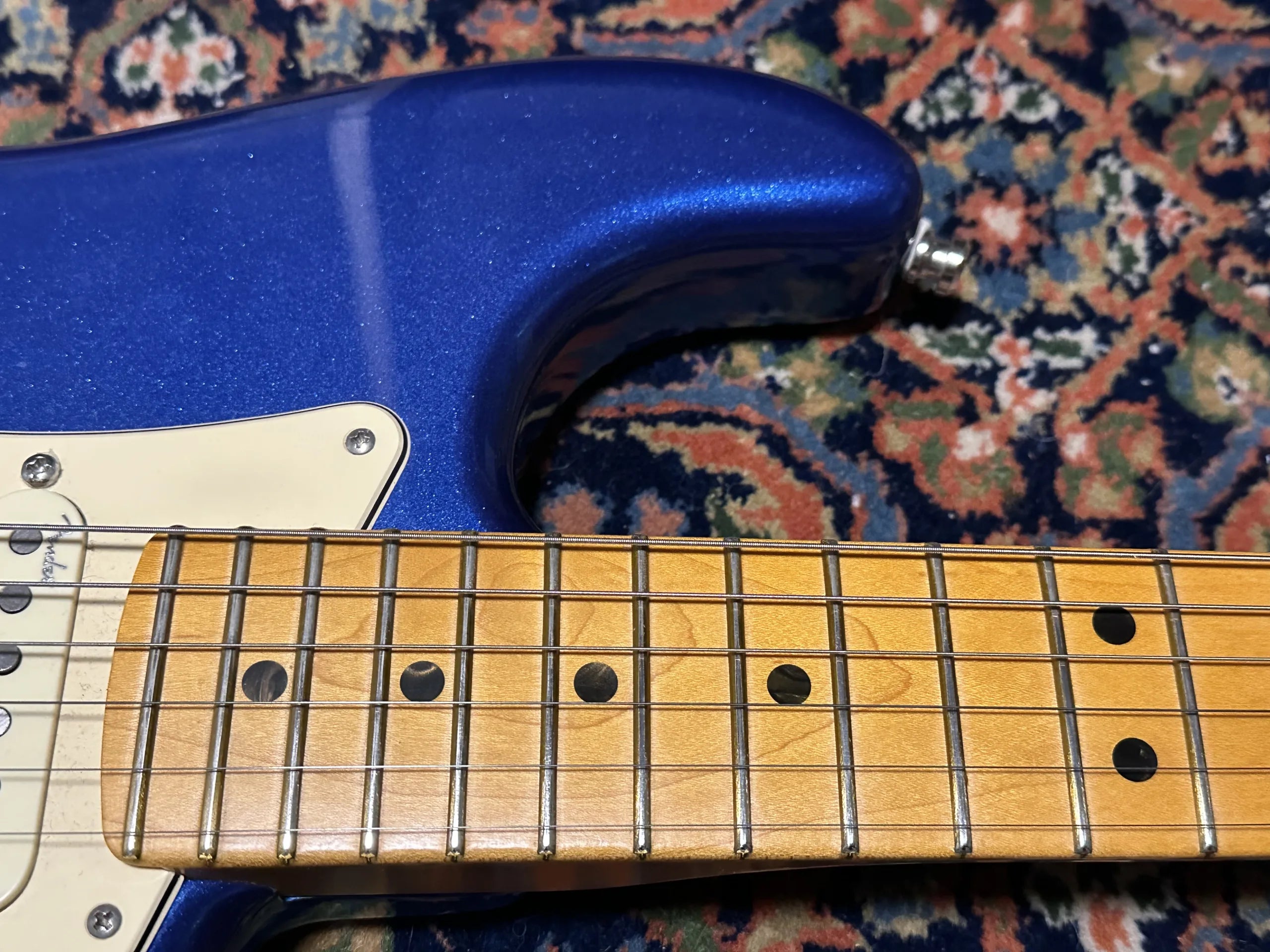 SOLD - 2019 Fender American Ultra Stratocaster MN Cobra Blue