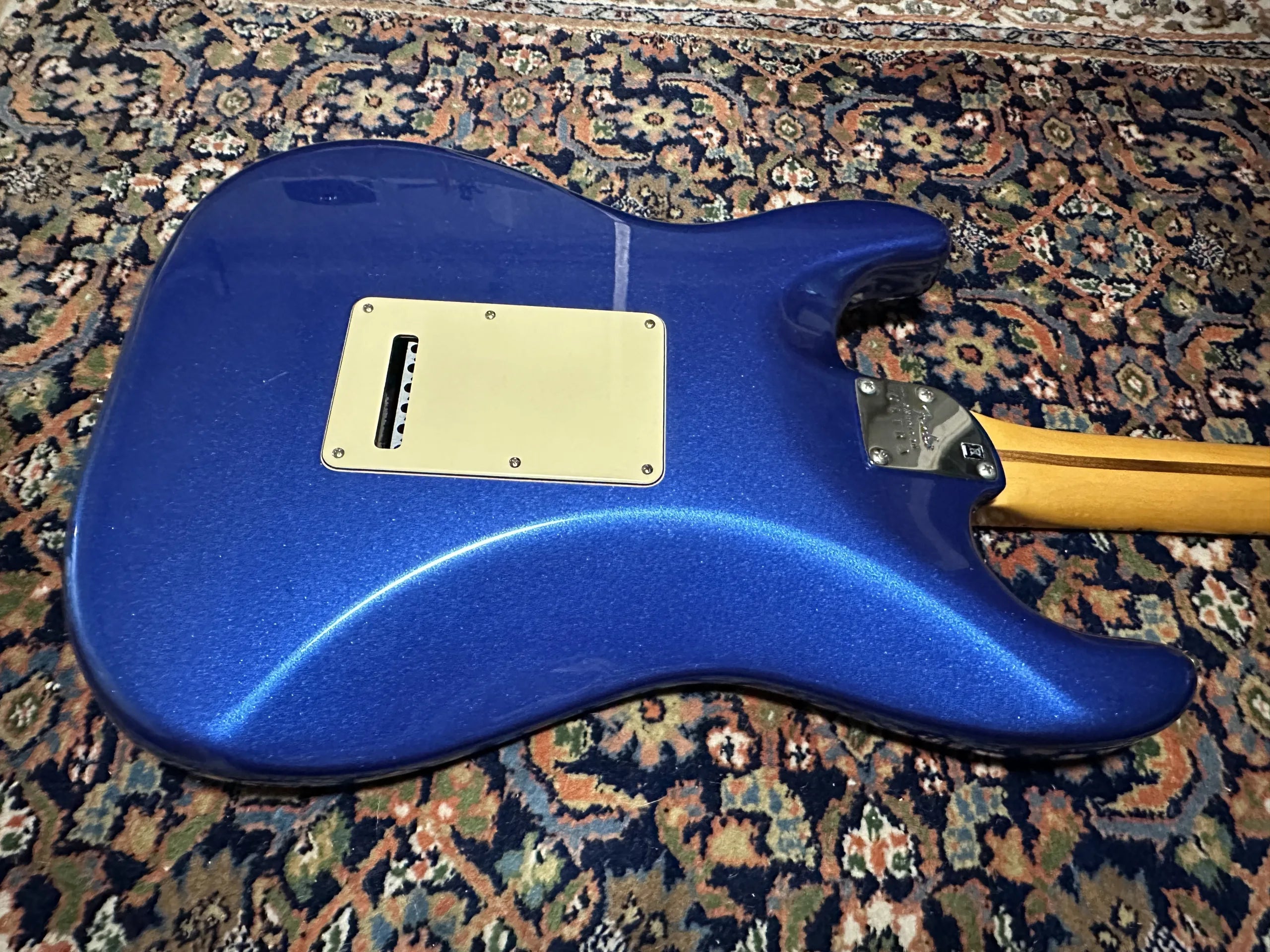 SOLD - 2019 Fender American Ultra Stratocaster MN Cobra Blue