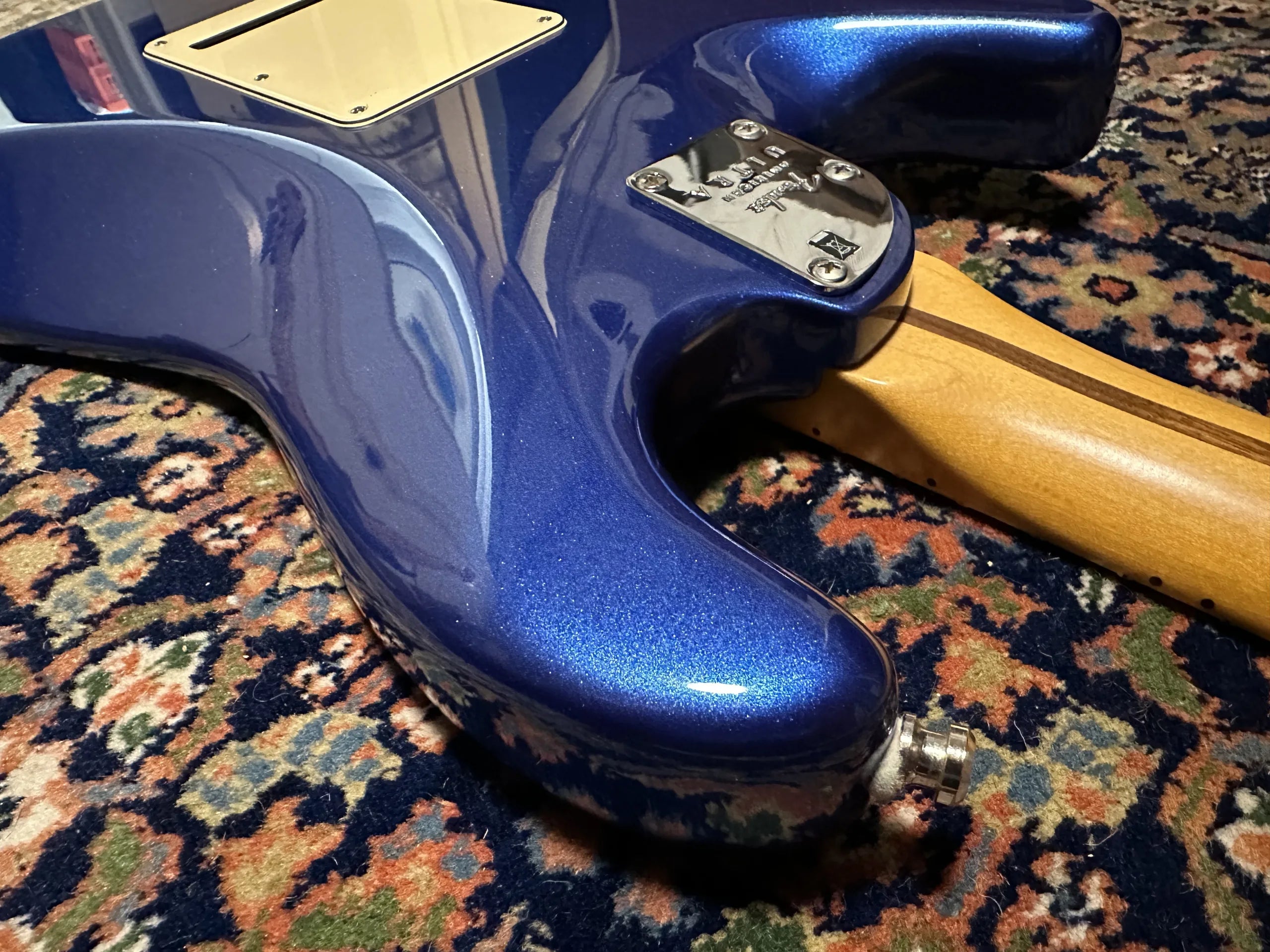 SOLD - 2019 Fender American Ultra Stratocaster MN Cobra Blue