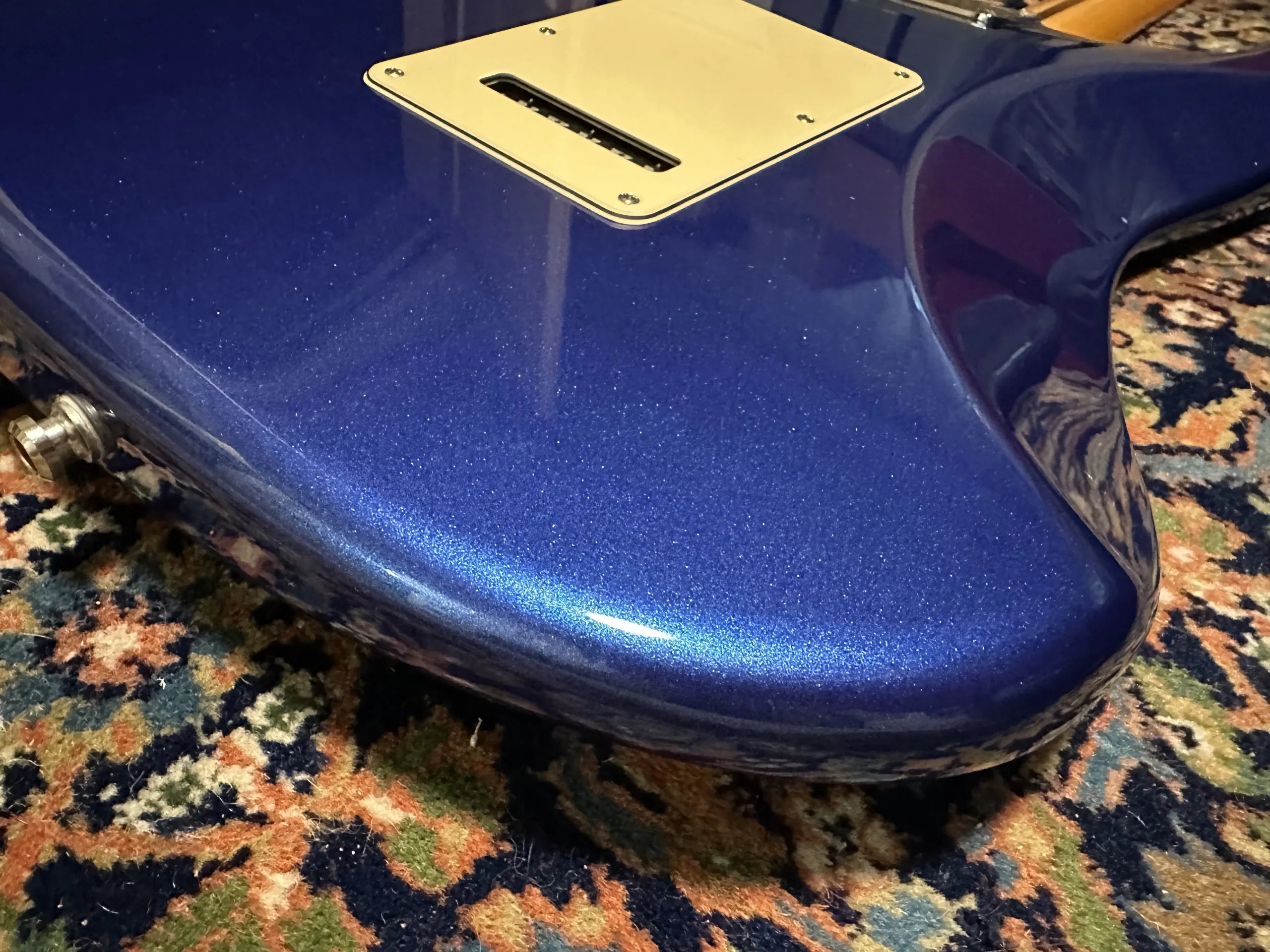 SOLD - 2019 Fender American Ultra Stratocaster MN Cobra Blue