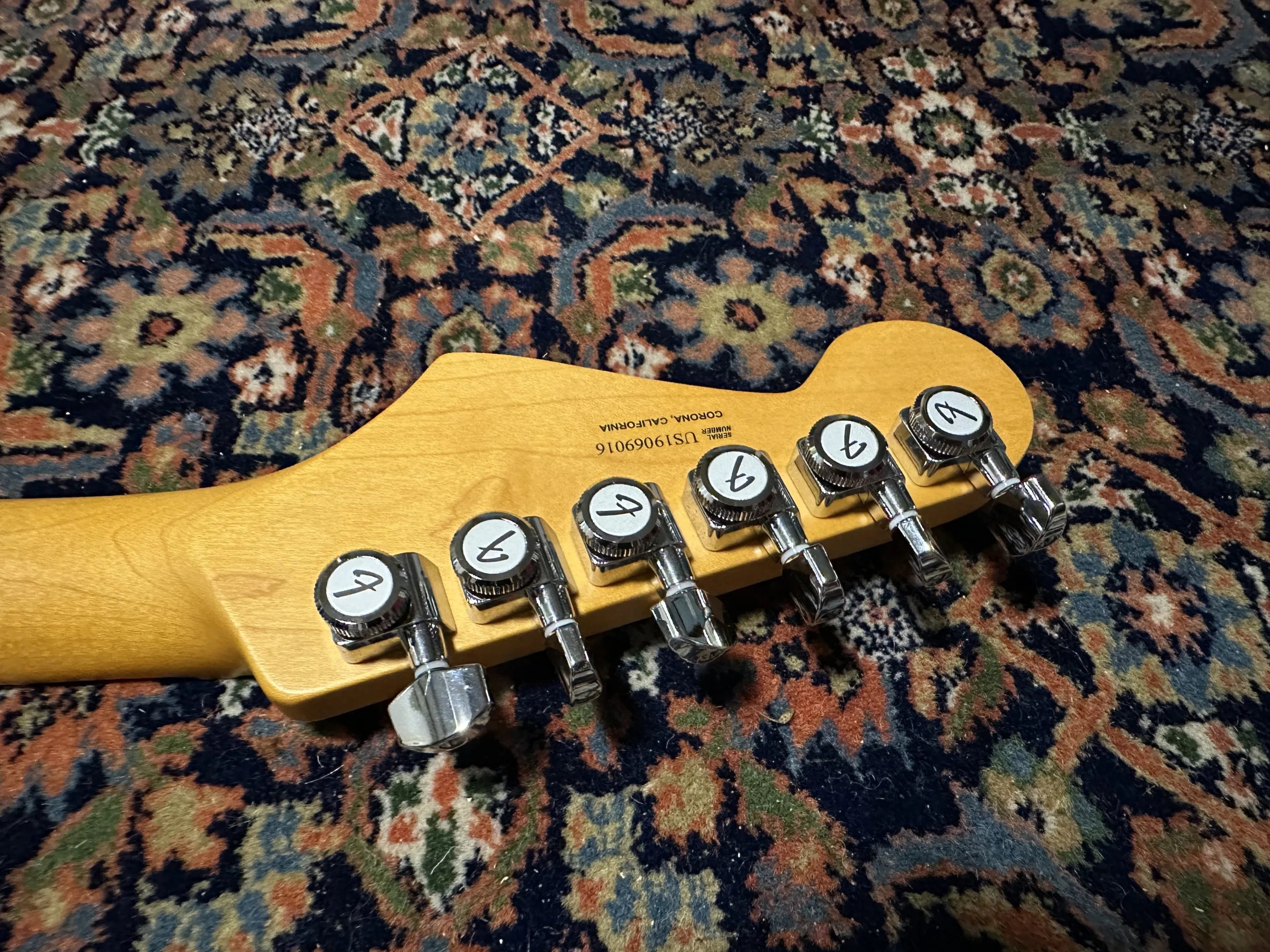 SOLD - 2019 Fender American Ultra Stratocaster MN Cobra Blue