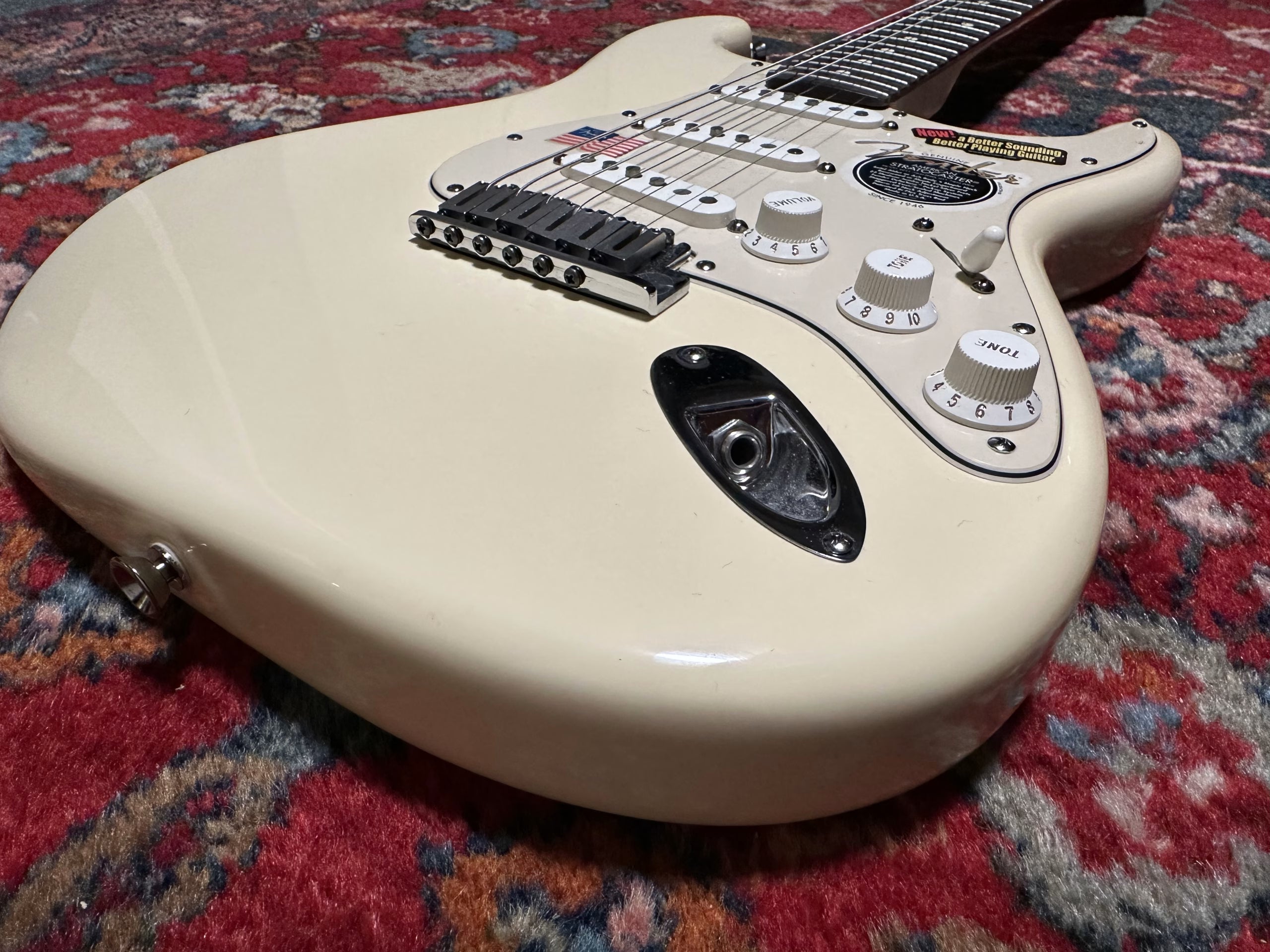 SOLD - 2005 Fender American Stratocaster Olympic White