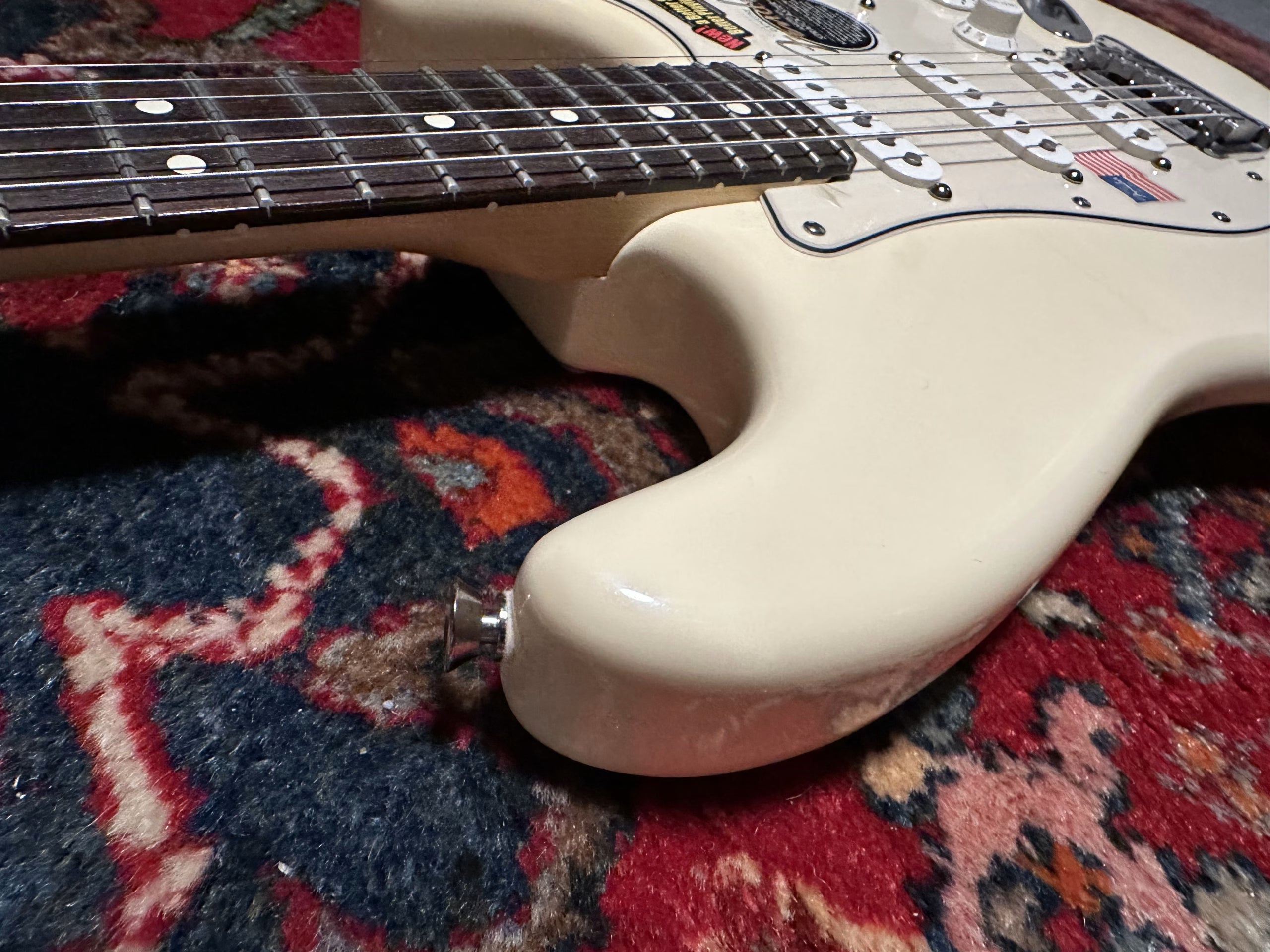 SOLD - 2005 Fender American Stratocaster Olympic White