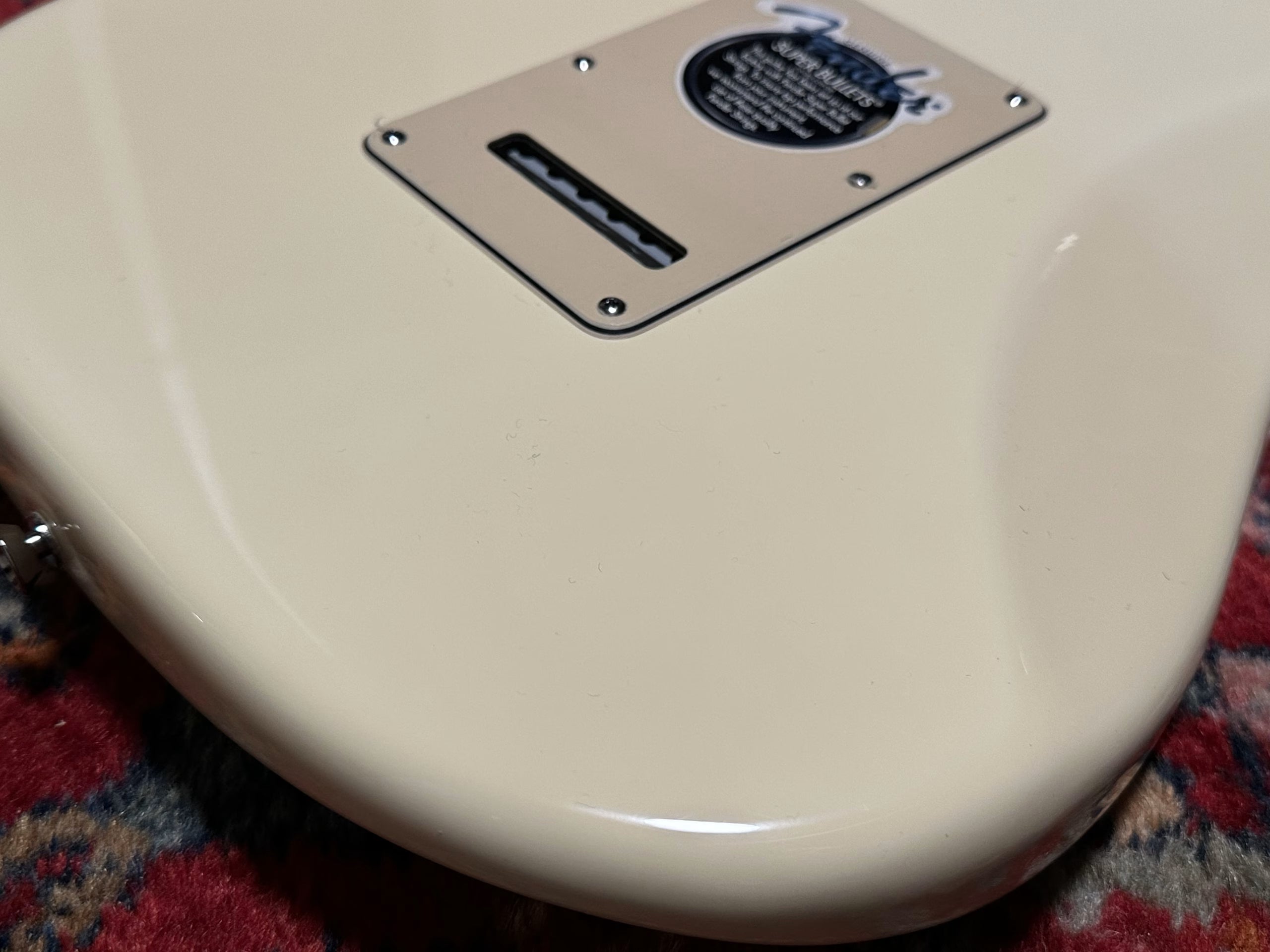 SOLD - 2005 Fender American Stratocaster Olympic White