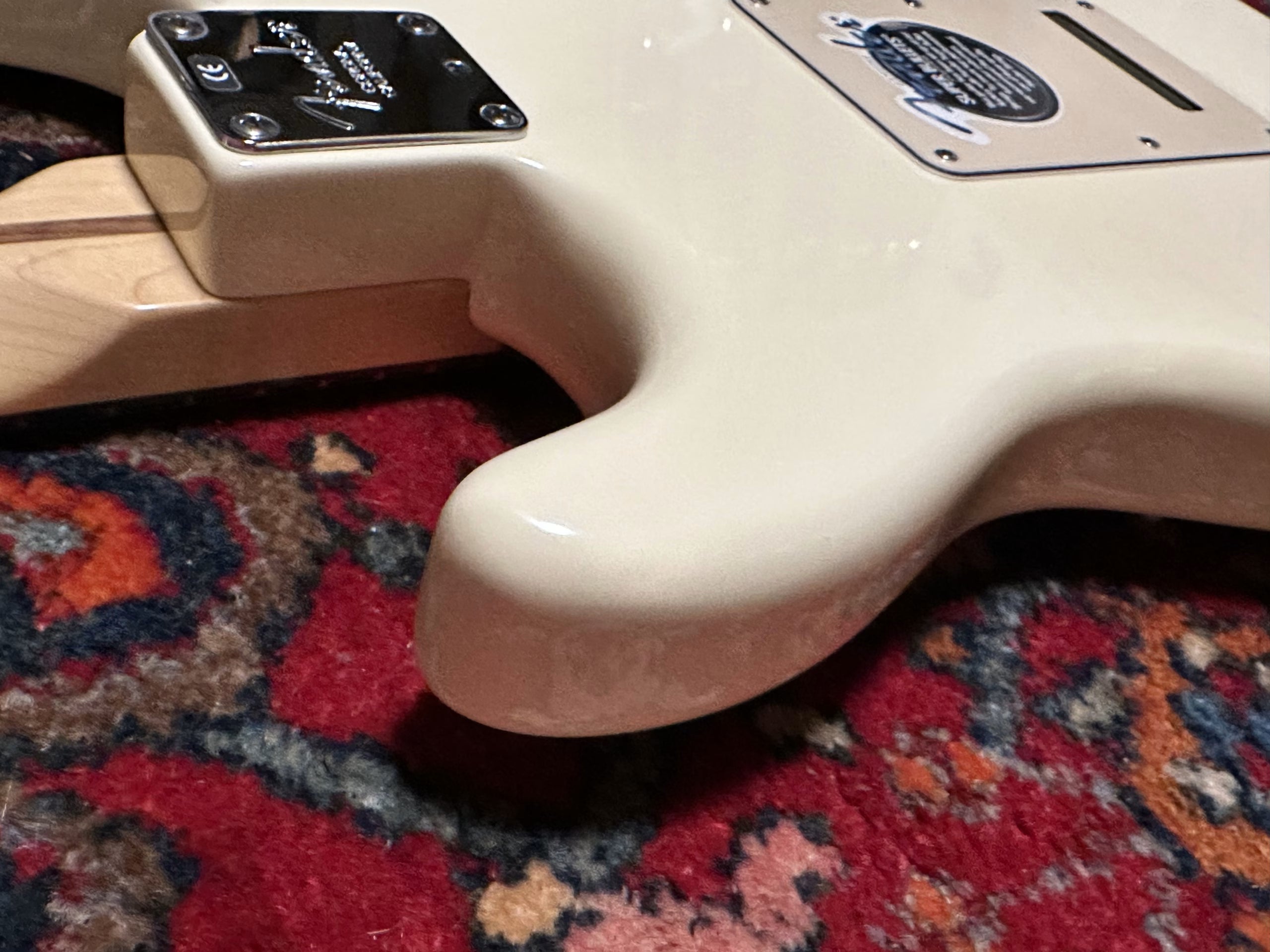 SOLD - 2005 Fender American Stratocaster Olympic White