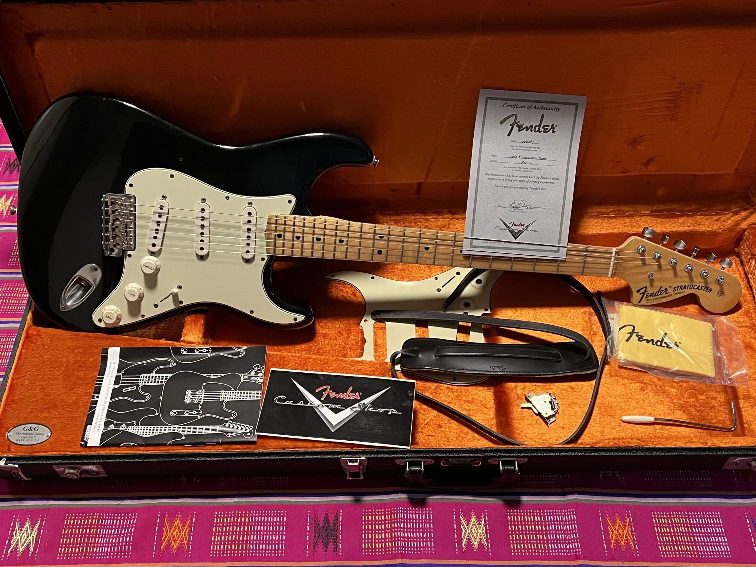 SOLD - 2005 Custom Shop '69 Abigail Ybarra Black