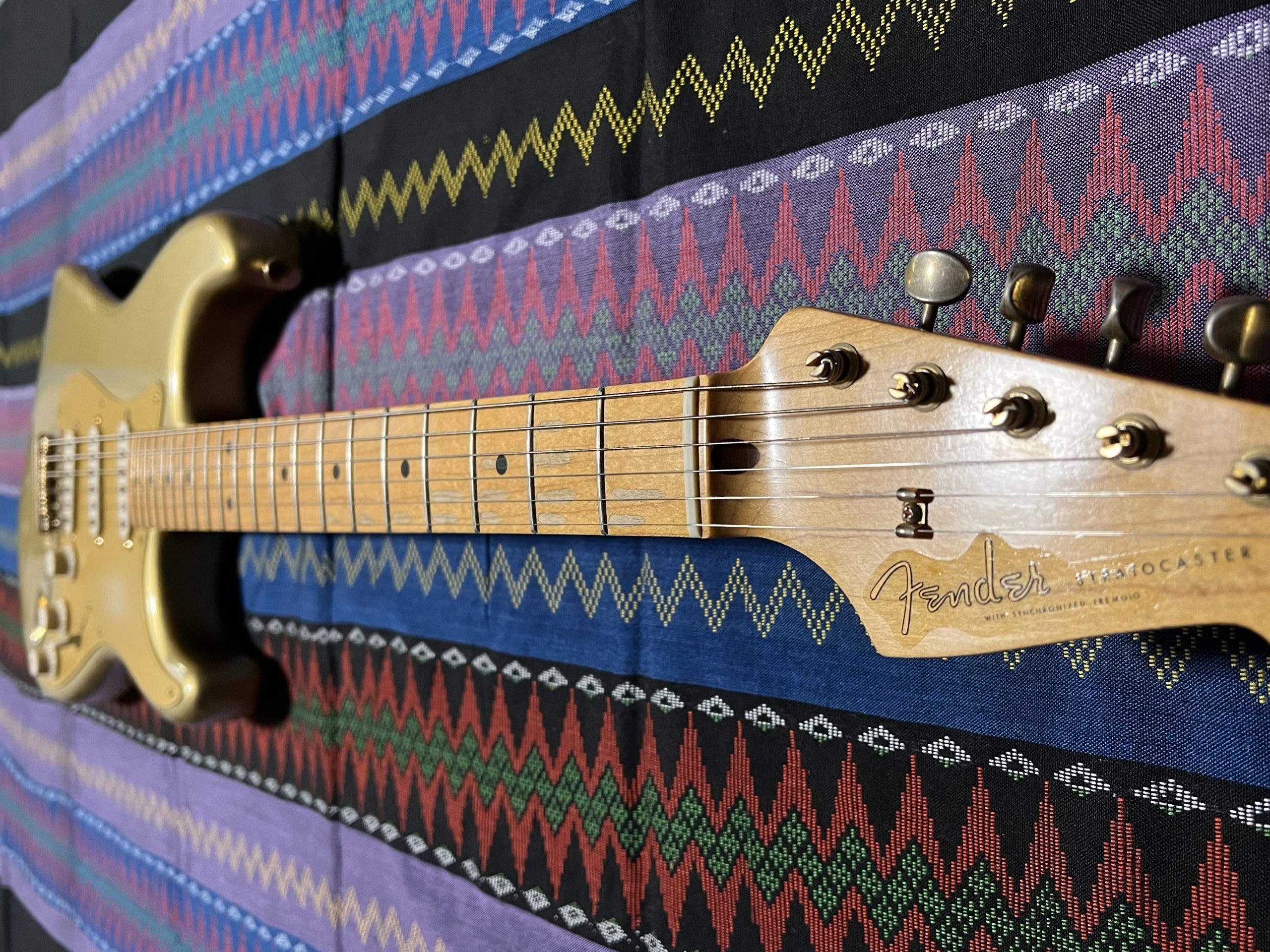 SOLD - 2004 Custom Shop 50th Anniversary 56 Limited Relic Stratocaster Aztec Gold