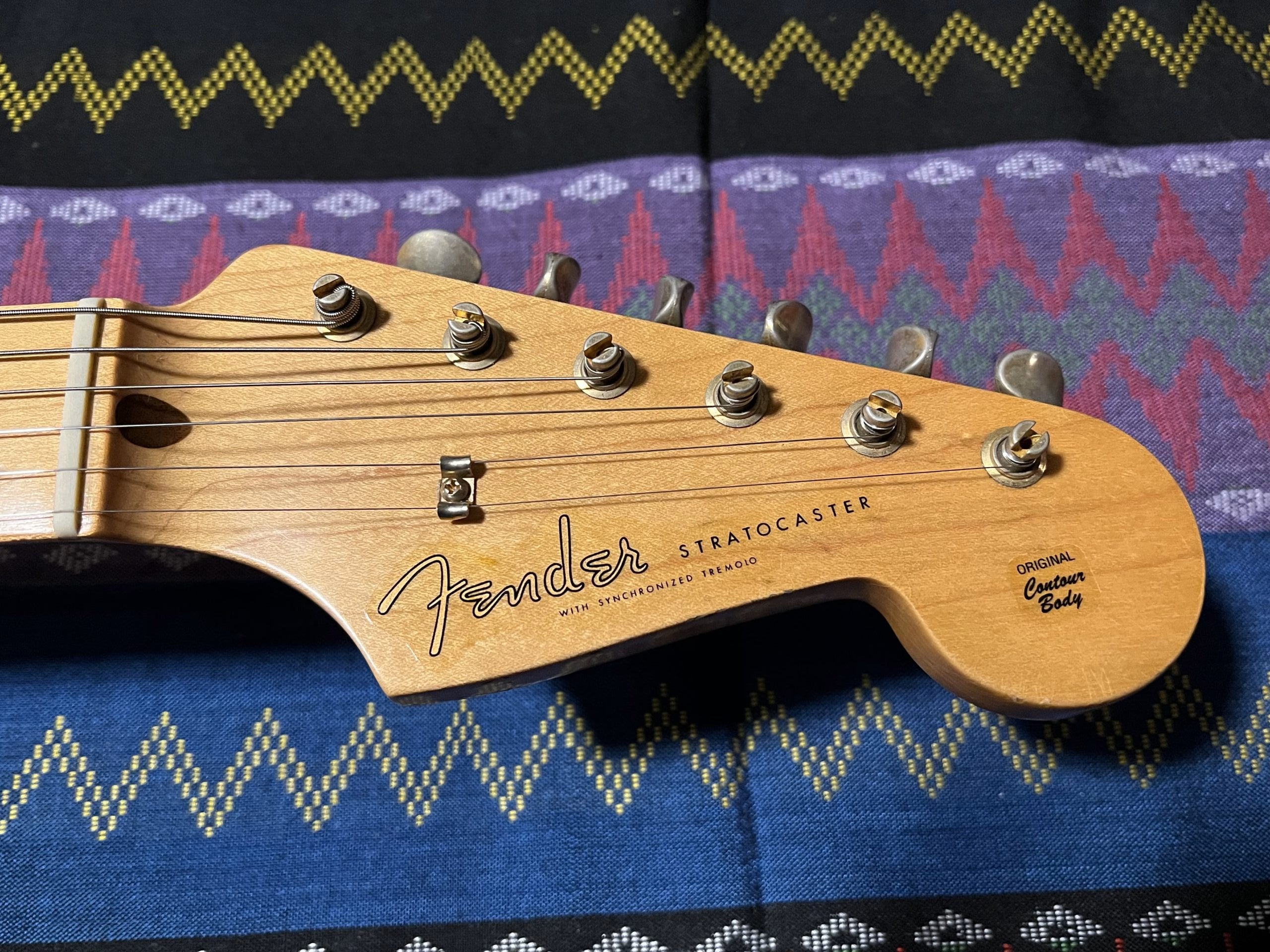 SOLD - 2004 Custom Shop 50th Anniversary 56 Limited Relic Stratocaster Aztec Gold